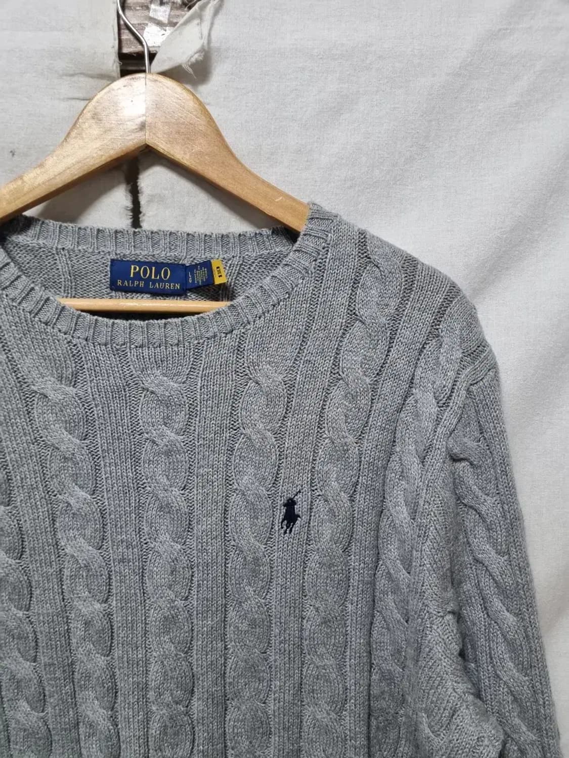 폴로 랄프로렌 꽈배기 니트 L 상품이미지3