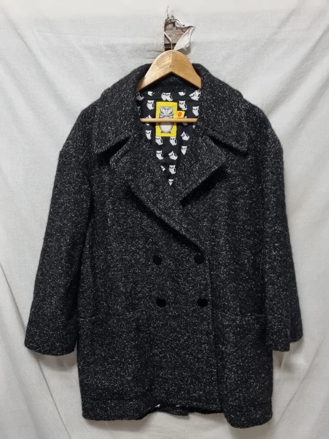 럭키슈에뜨 더블 버튼 코트 F 상품이미지1