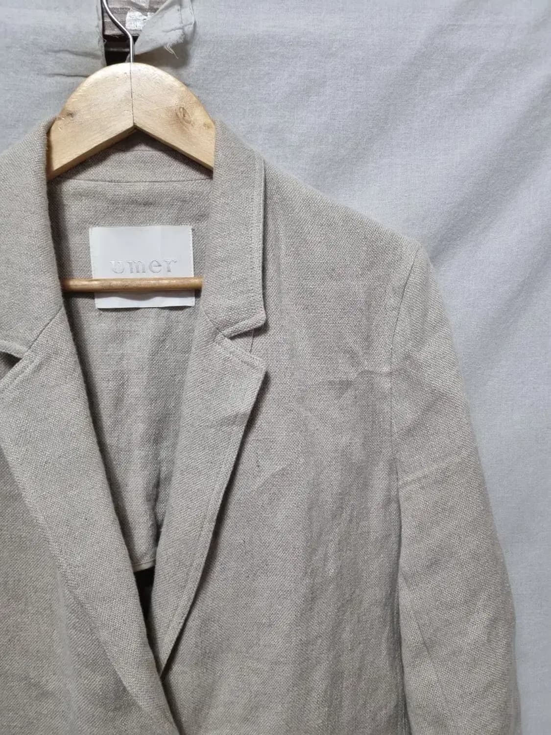 유메르 린넨 블레이저 자켓 F 상품이미지3
