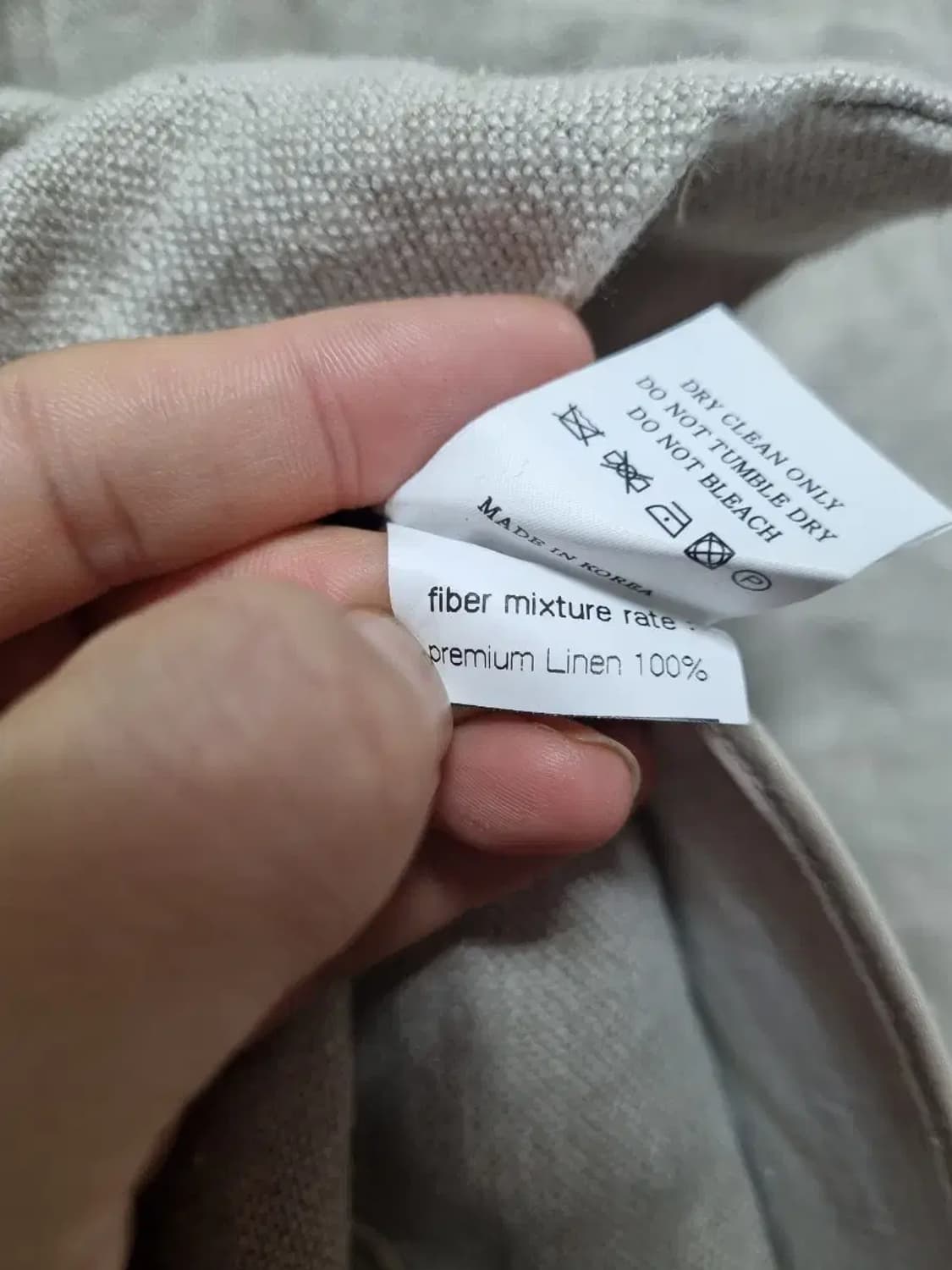 유메르 린넨 블레이저 자켓 F 상품이미지5