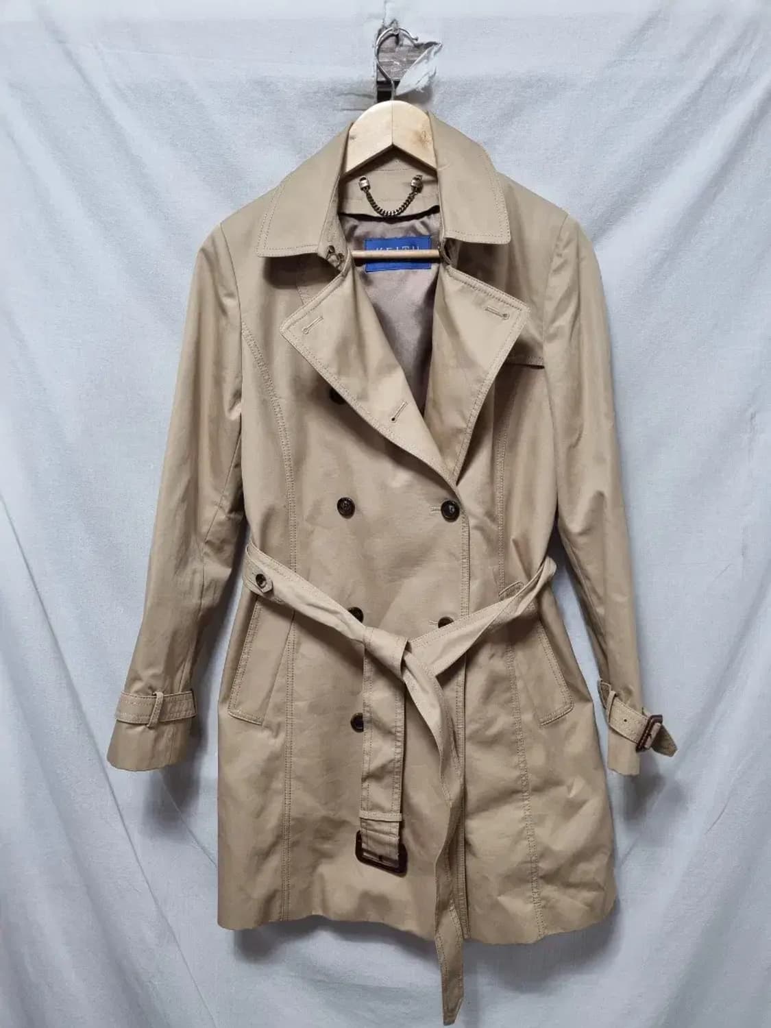 KEITH 베이지색 트렌치코트 자켓 S 상품이미지1
