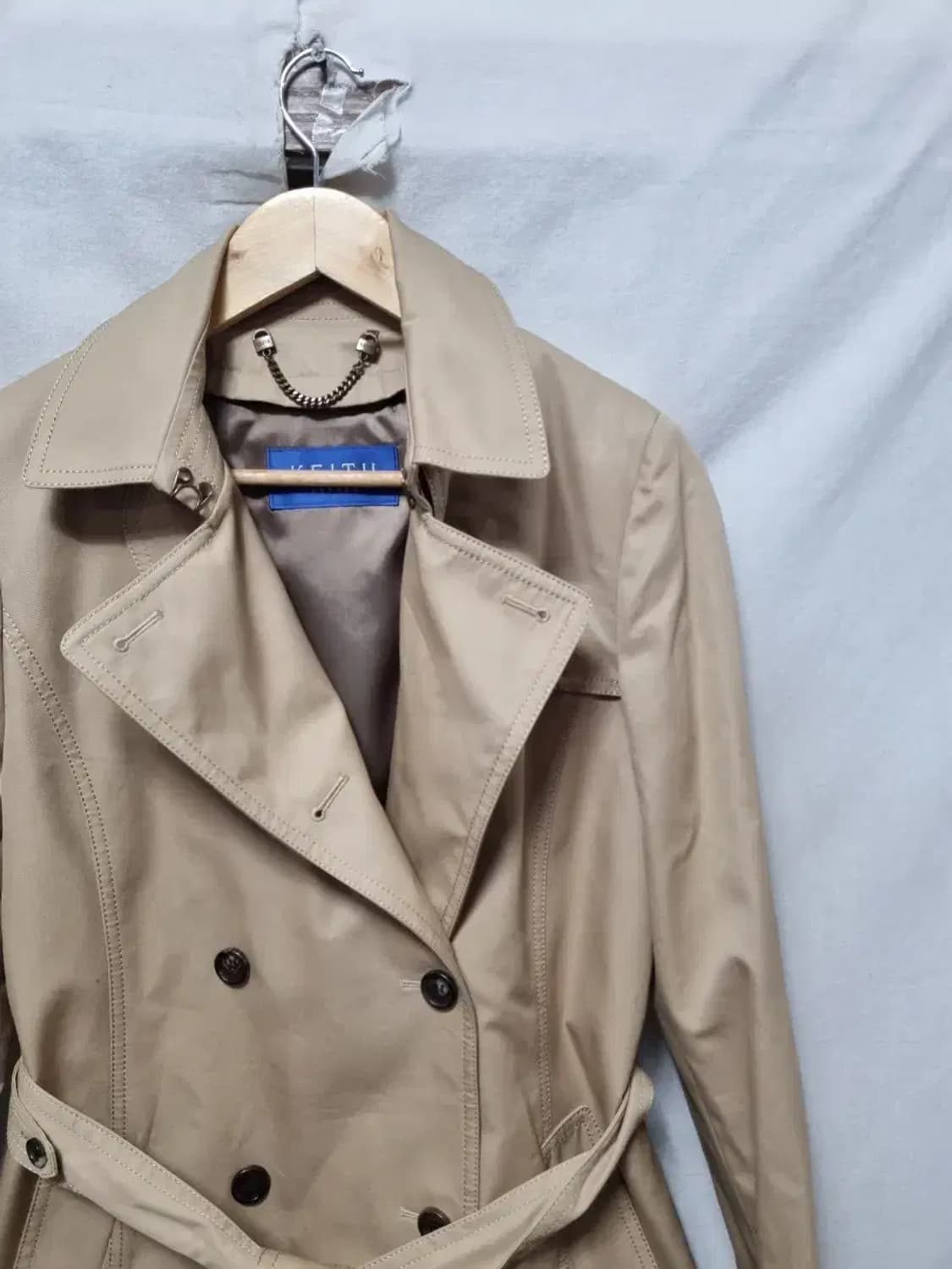 KEITH 베이지색 트렌치코트 자켓 S 상품이미지3