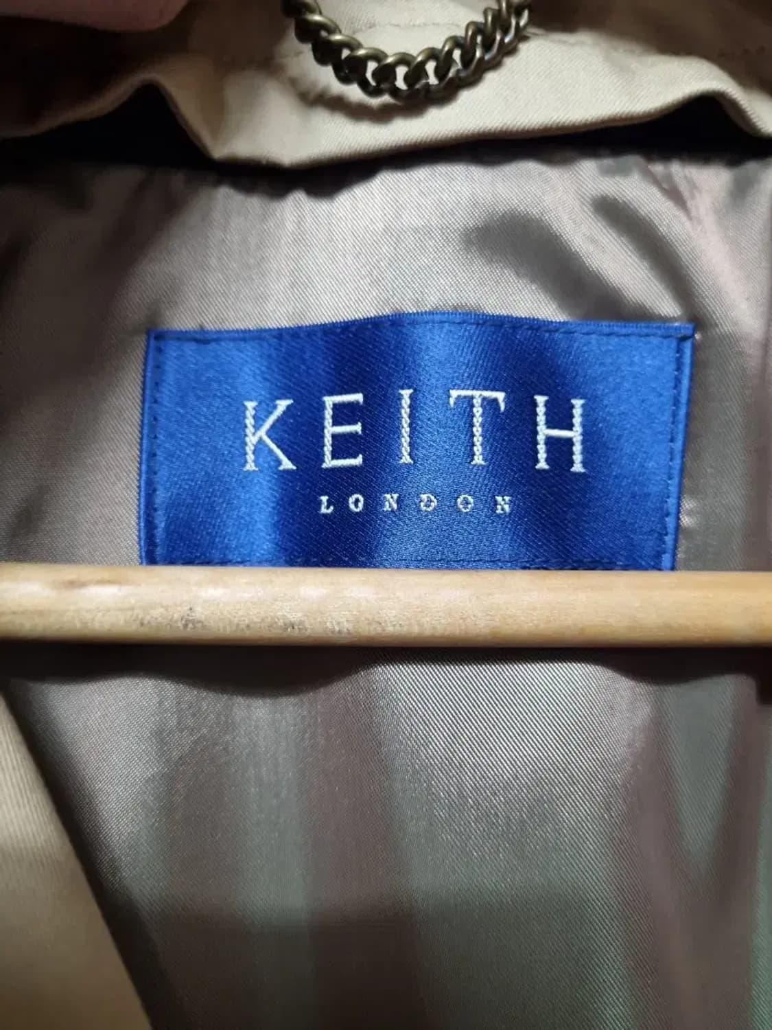 KEITH 베이지색 트렌치코트 자켓 S 상품이미지4