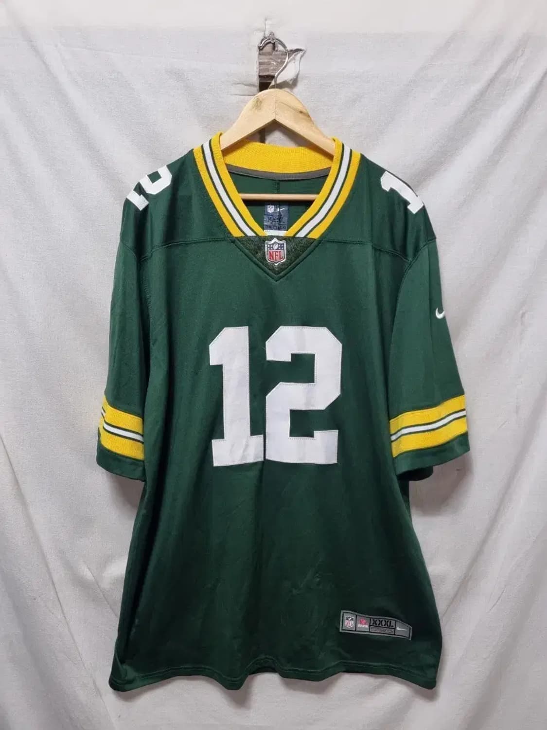 나이키 그린베이 패커스 12번 NFL 저지 XXXL 상품이미지1