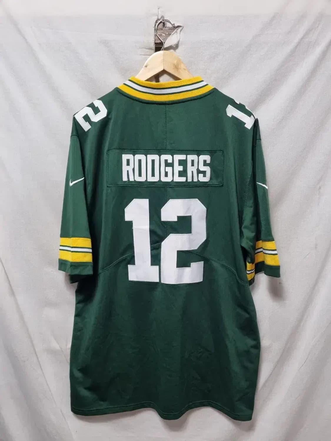나이키 그린베이 패커스 12번 NFL 저지 XXXL 상품이미지3