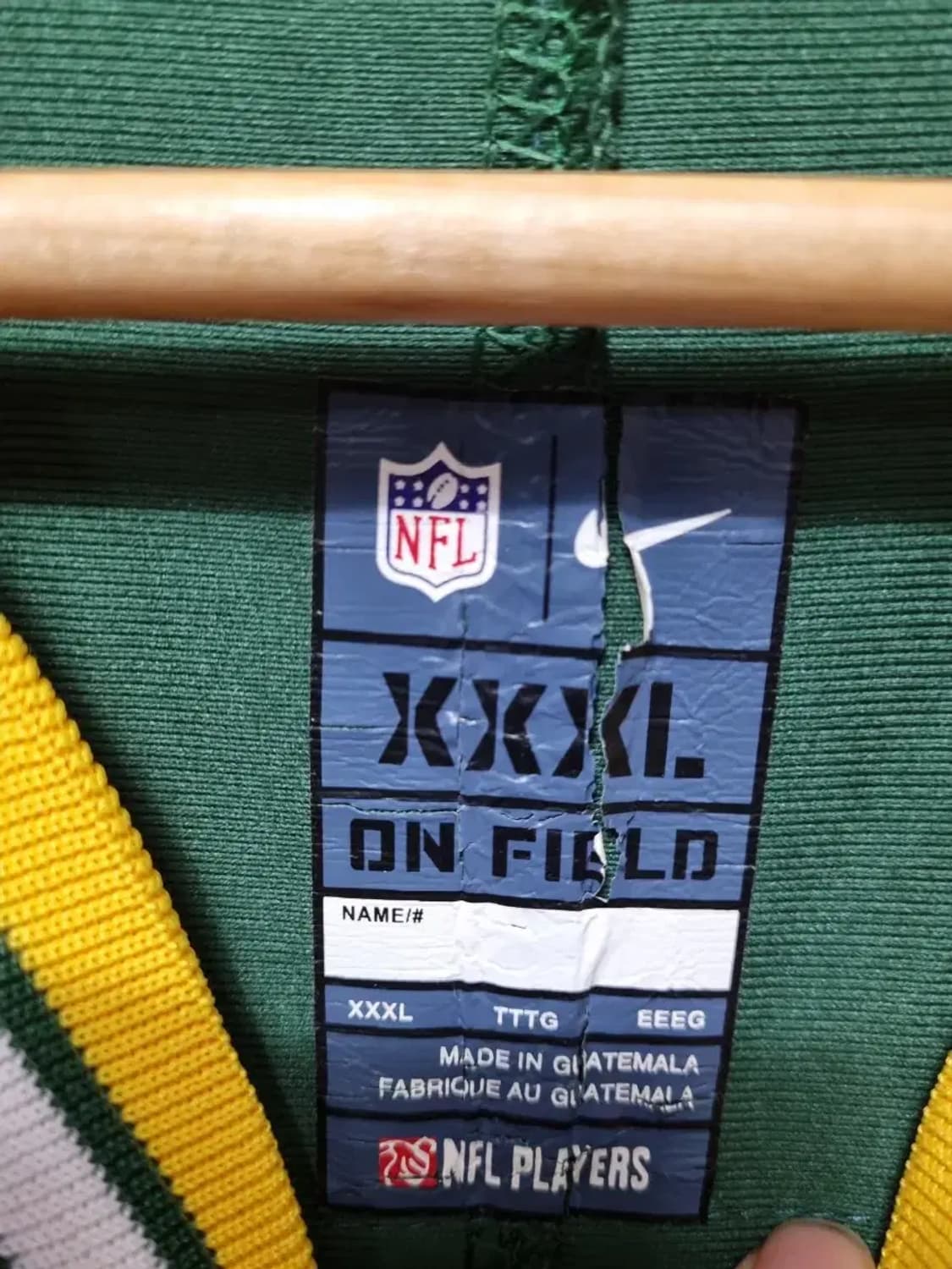 나이키 그린베이 패커스 12번 NFL 저지 XXXL 상품이미지4