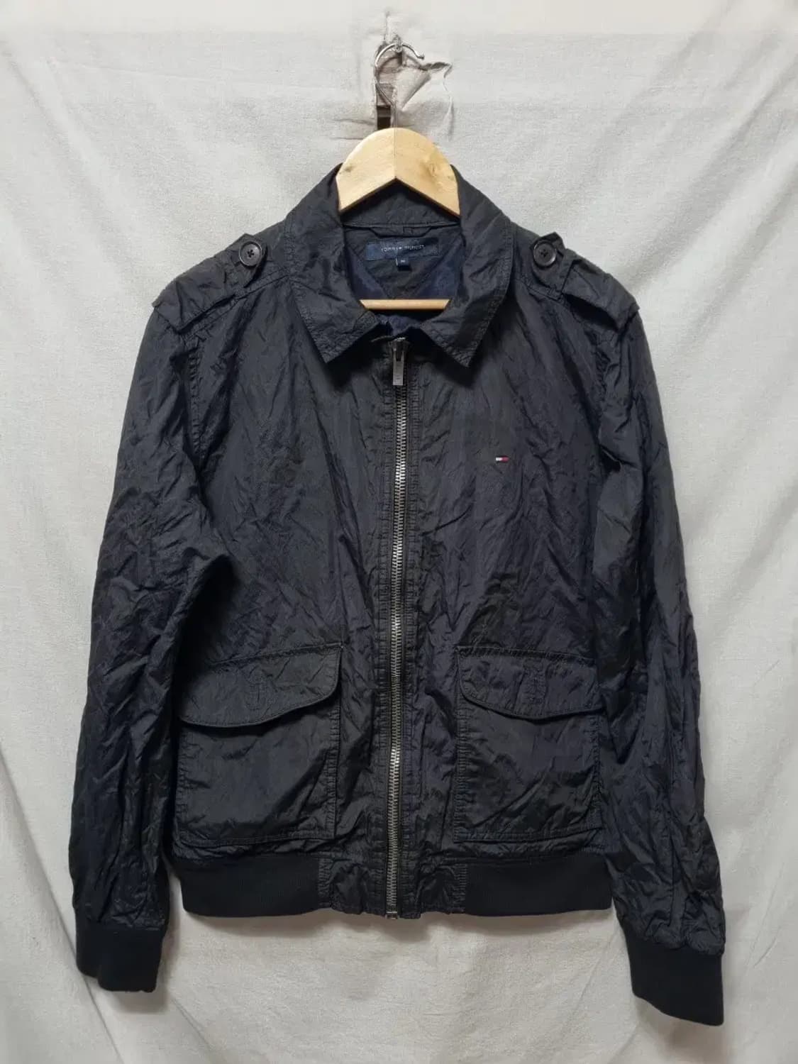 타미힐피거 블랙 봄버 자켓 M 상품이미지1