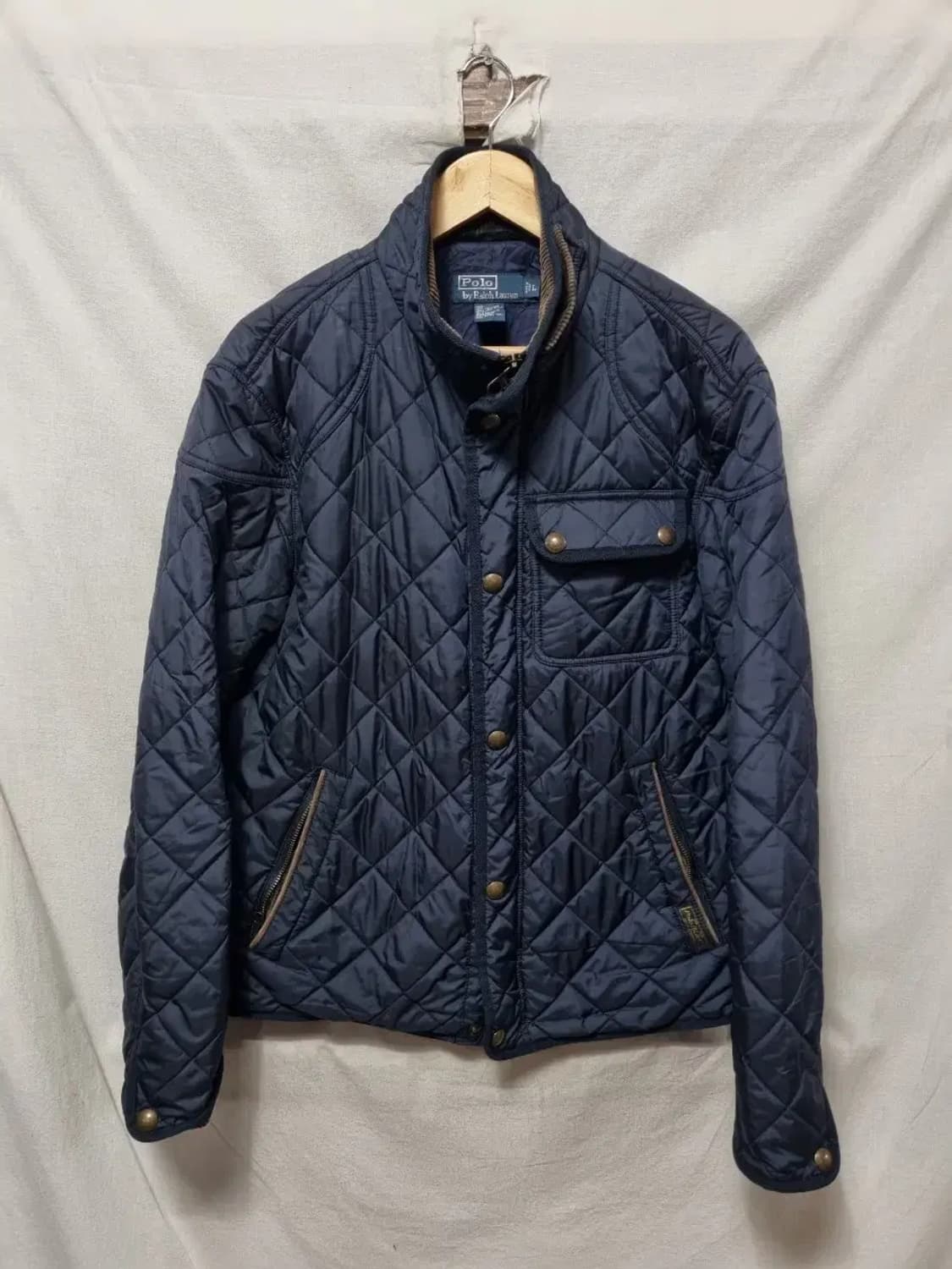 폴로 랄프로렌 네이비 퀼팅 자켓 L 상품이미지1