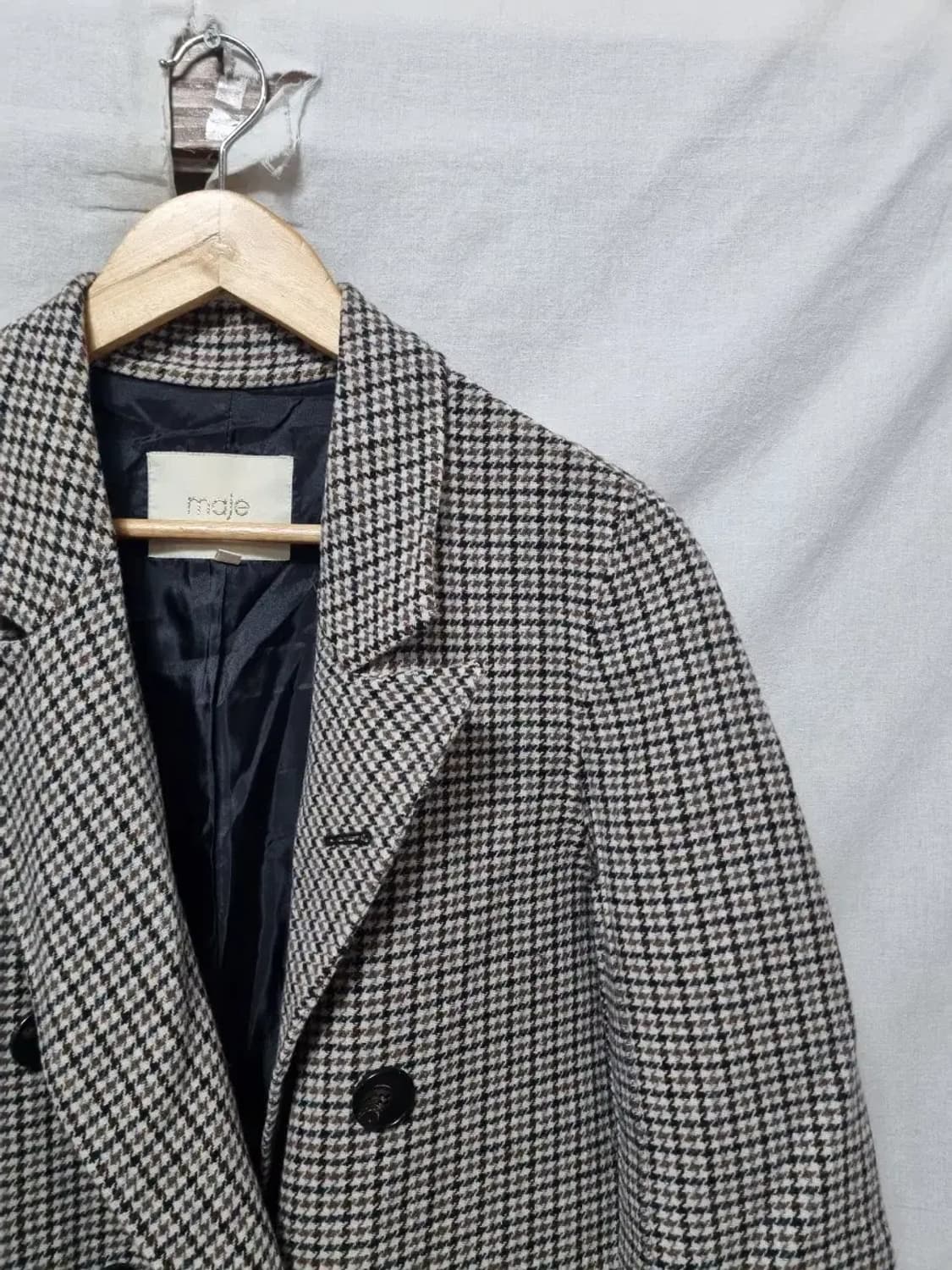 마쥬 하운드투스 더블 버튼 코트 2 상품이미지3