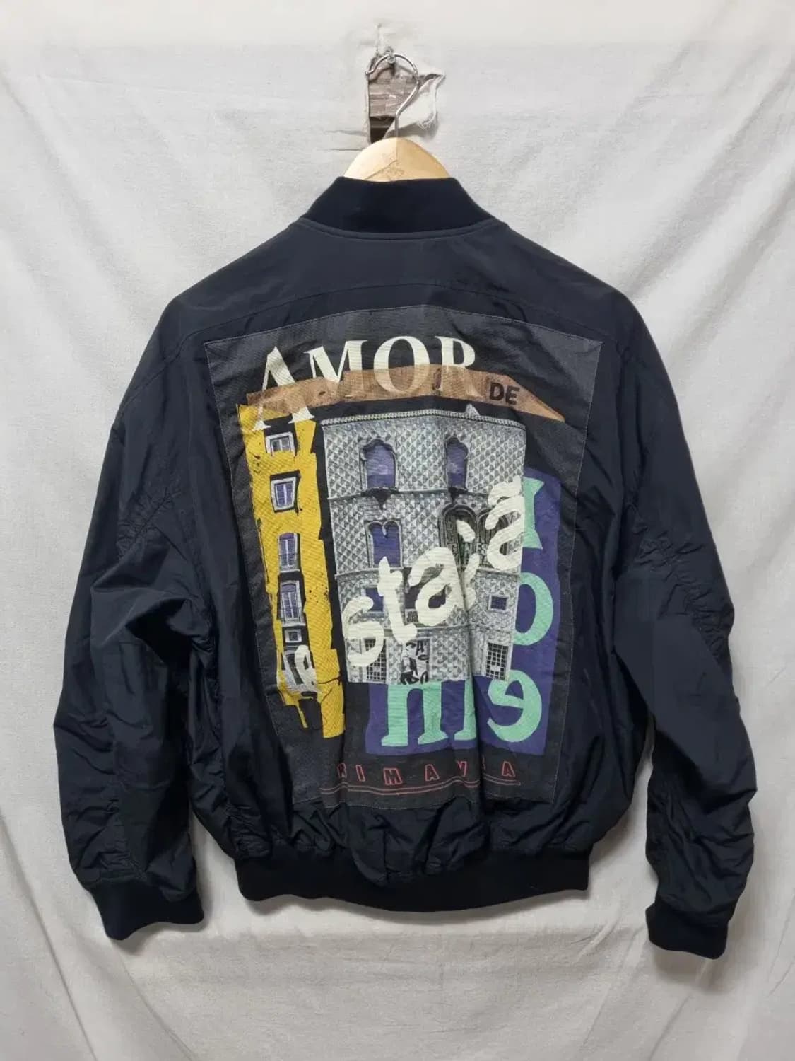 타임 포스트모던 봄버 자켓 항공자켓 F 상품이미지2