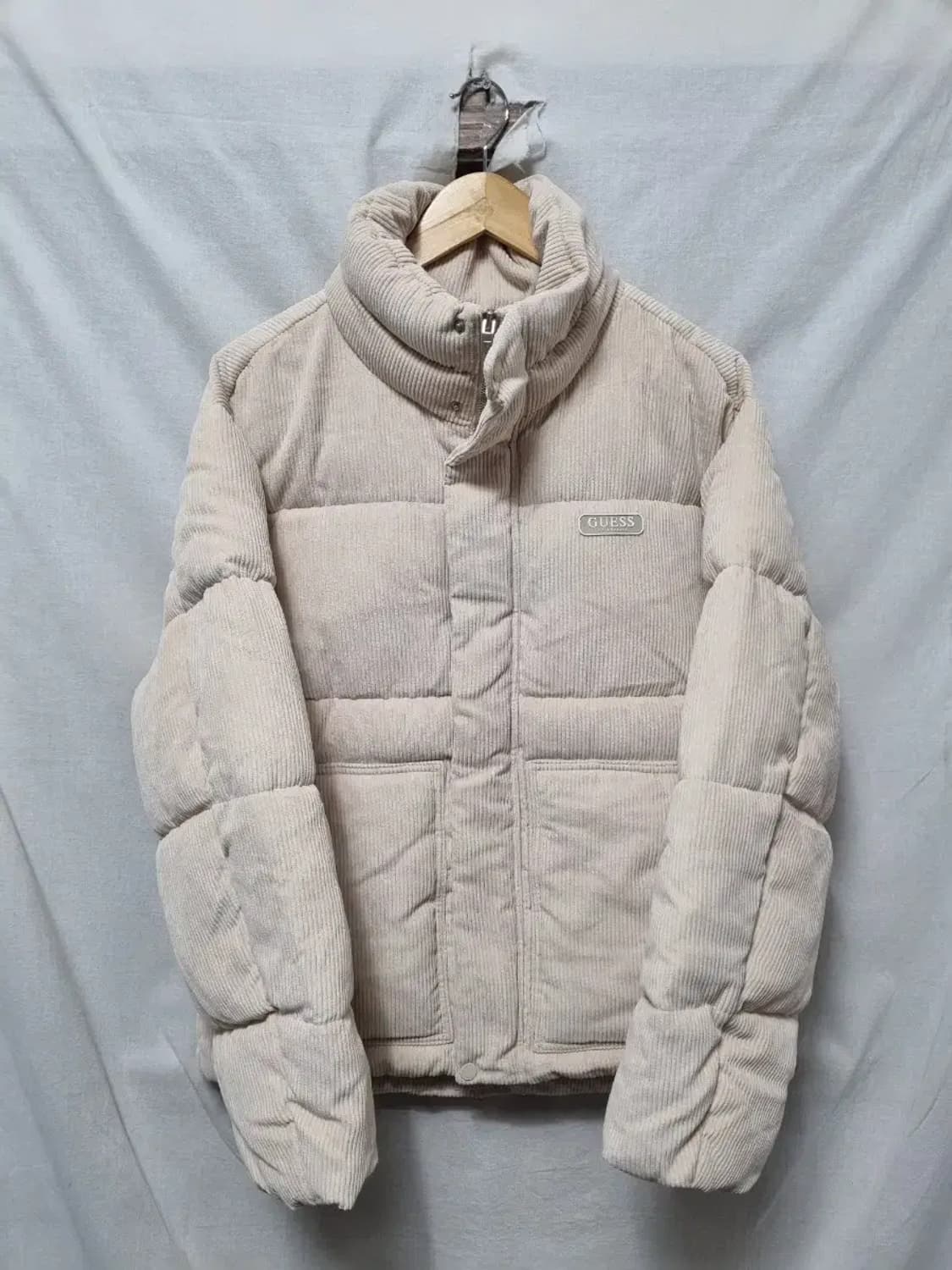 게스 코듀로이 패딩 점퍼 M 상품이미지1