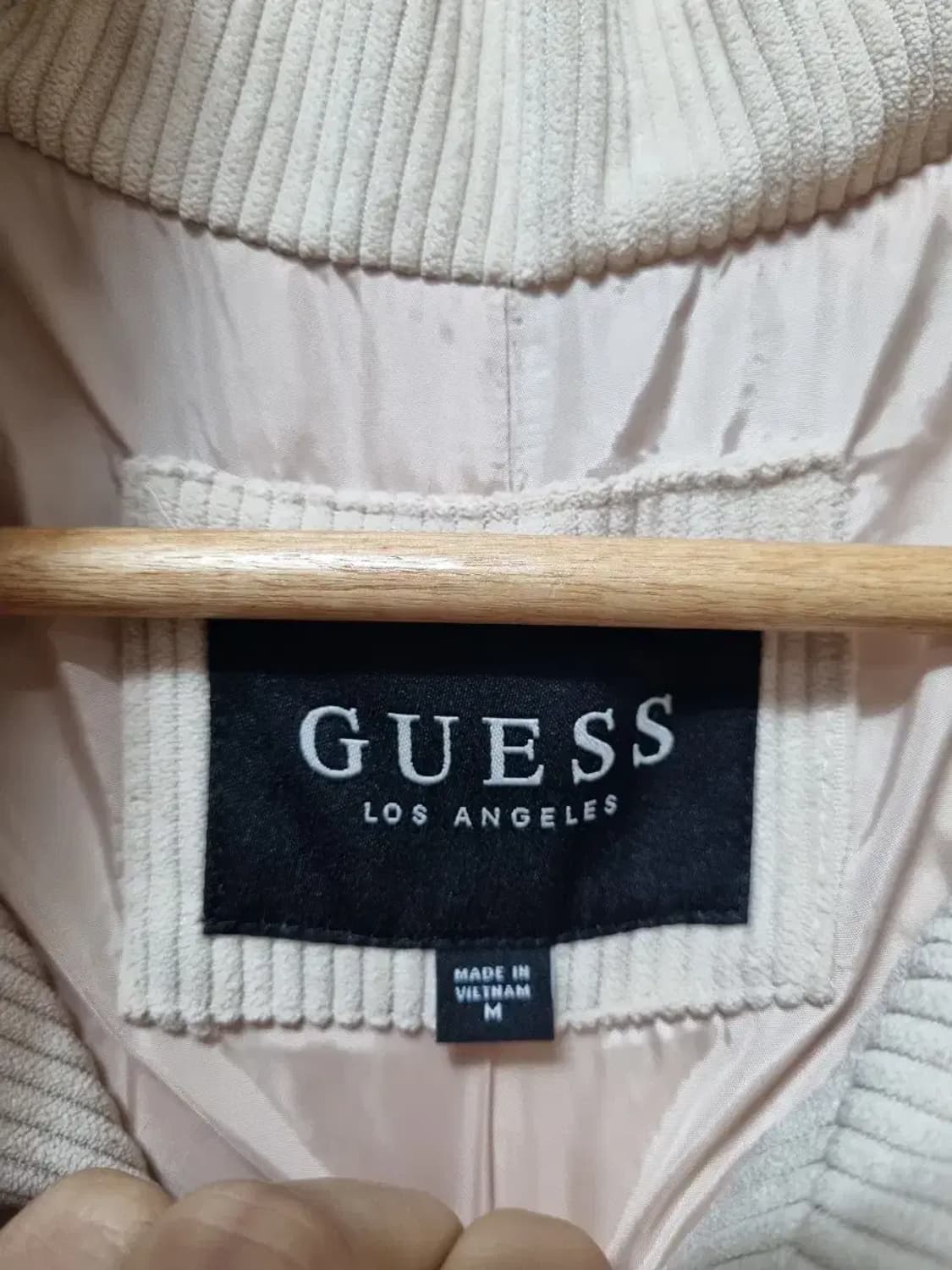 게스 코듀로이 패딩 점퍼 M 상품이미지4