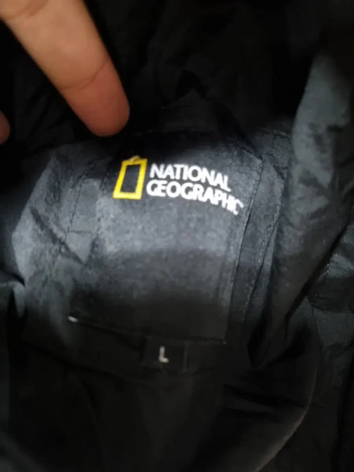 내셔널지오그래픽 블랙 바람막이 L 상품이미지2