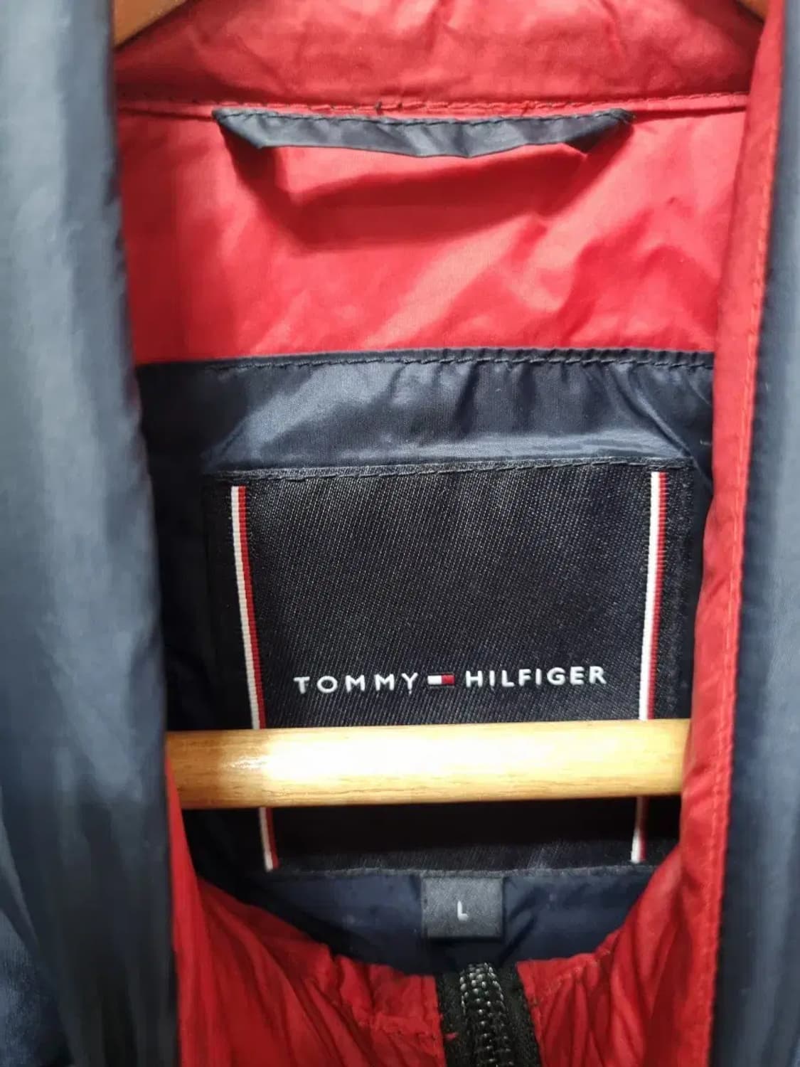 타미힐피거 네이비 경량 패딩 점퍼 L 상품이미지4