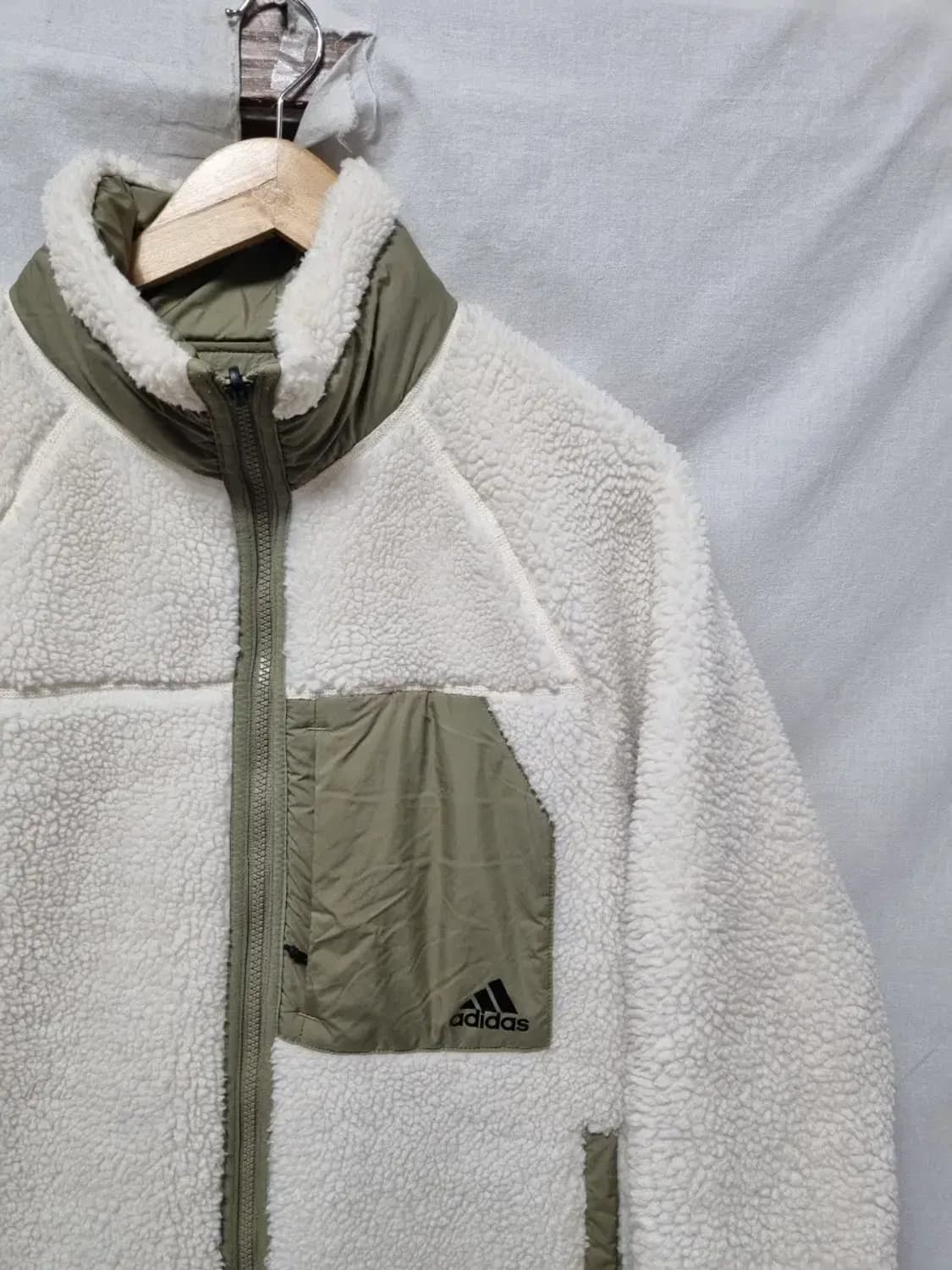 아디다스 뽀글이 리버시블 점퍼 M 상품이미지2