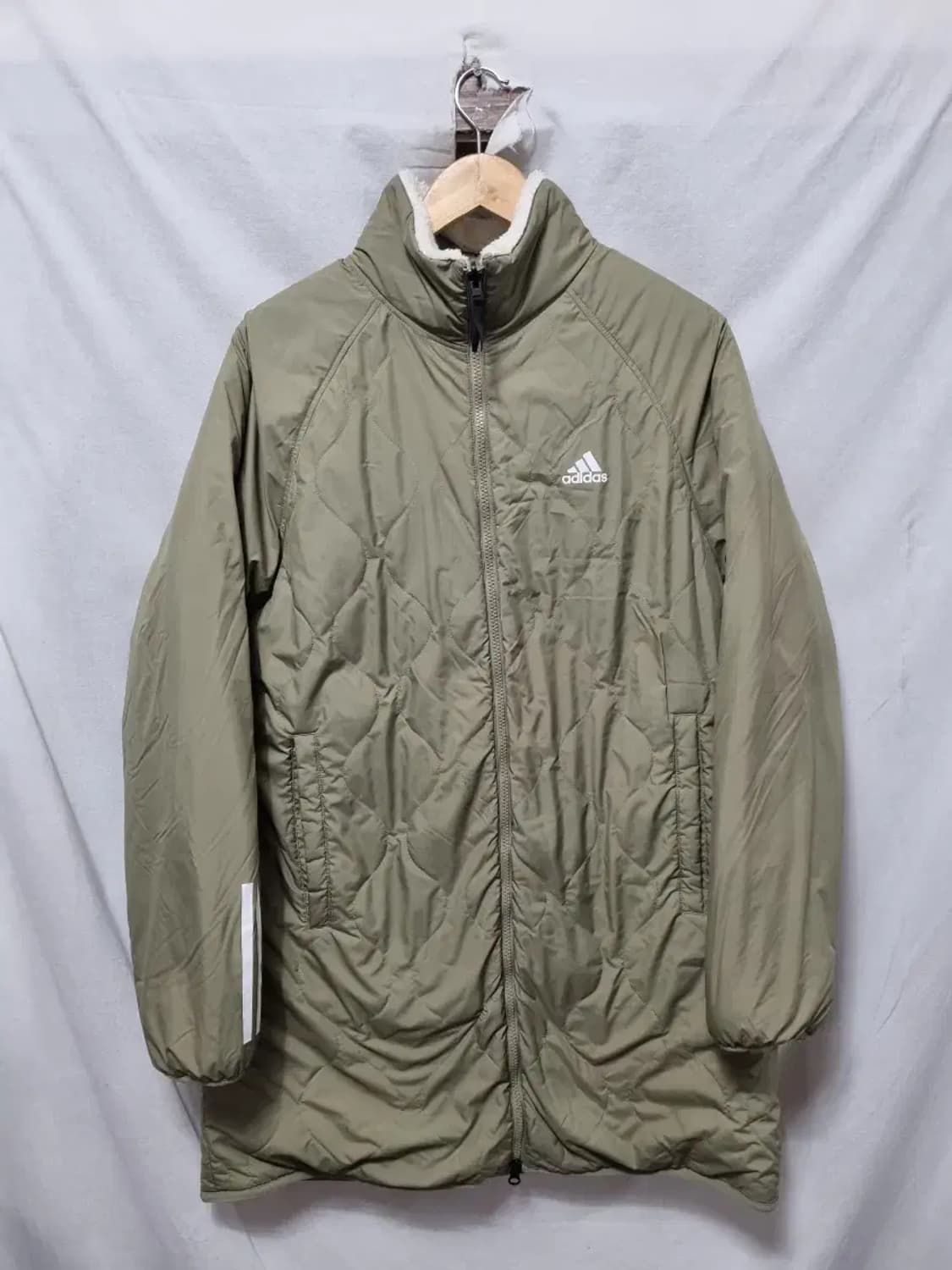 아디다스 뽀글이 리버시블 점퍼 M 상품이미지4