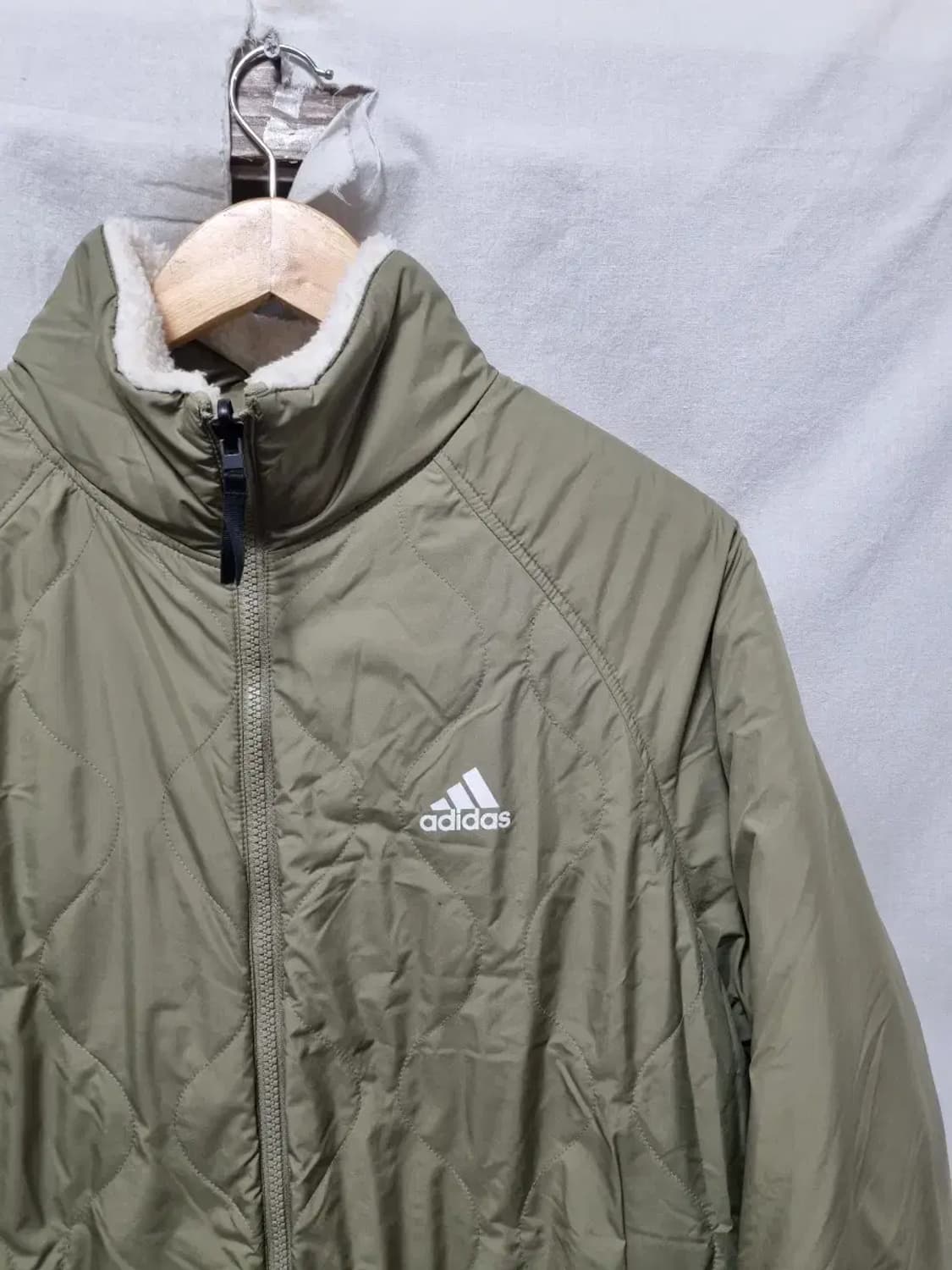 아디다스 뽀글이 리버시블 점퍼 M 상품이미지5