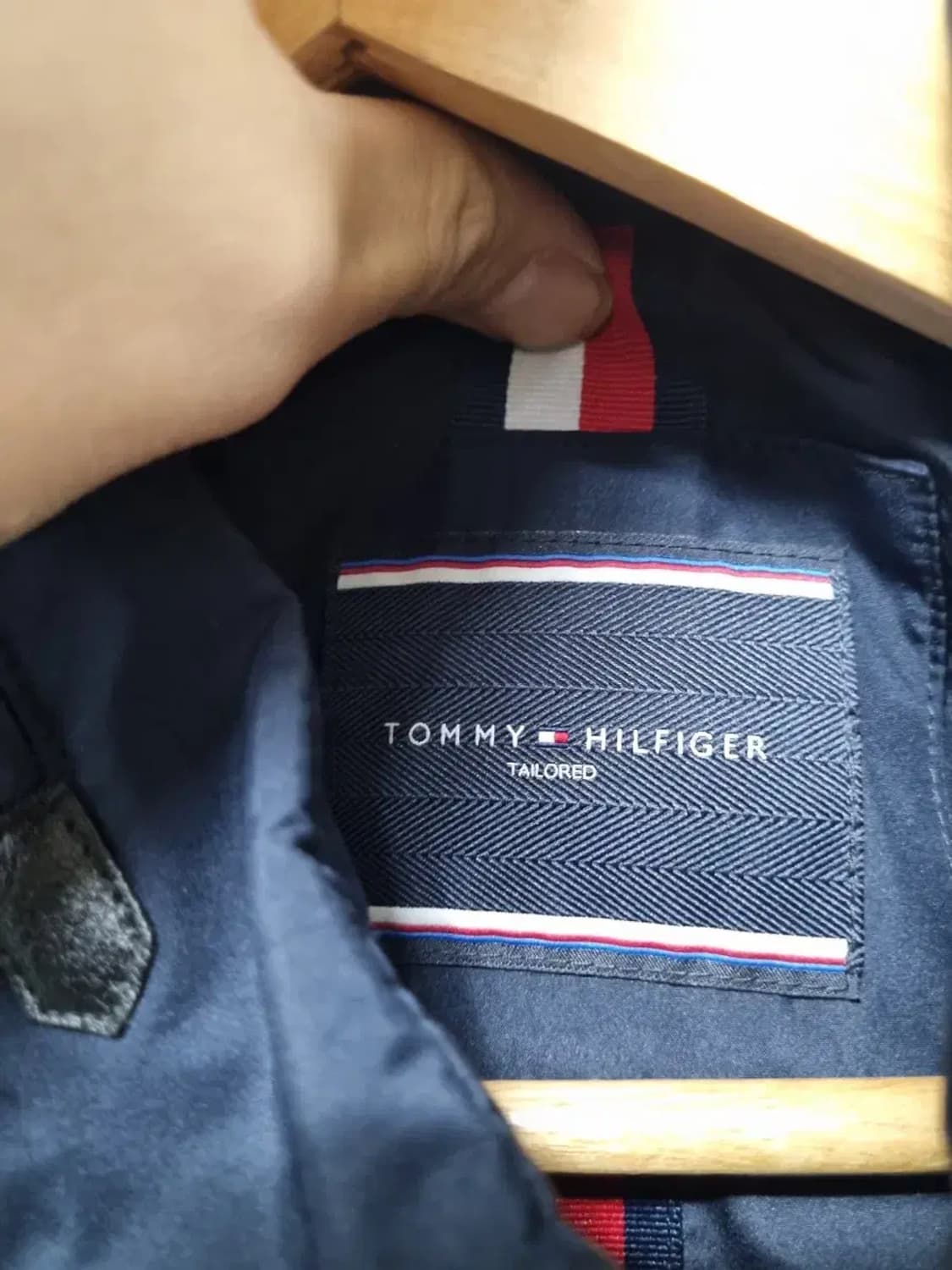 타미힐피거 네이비 코트 자켓 100 상품이미지4