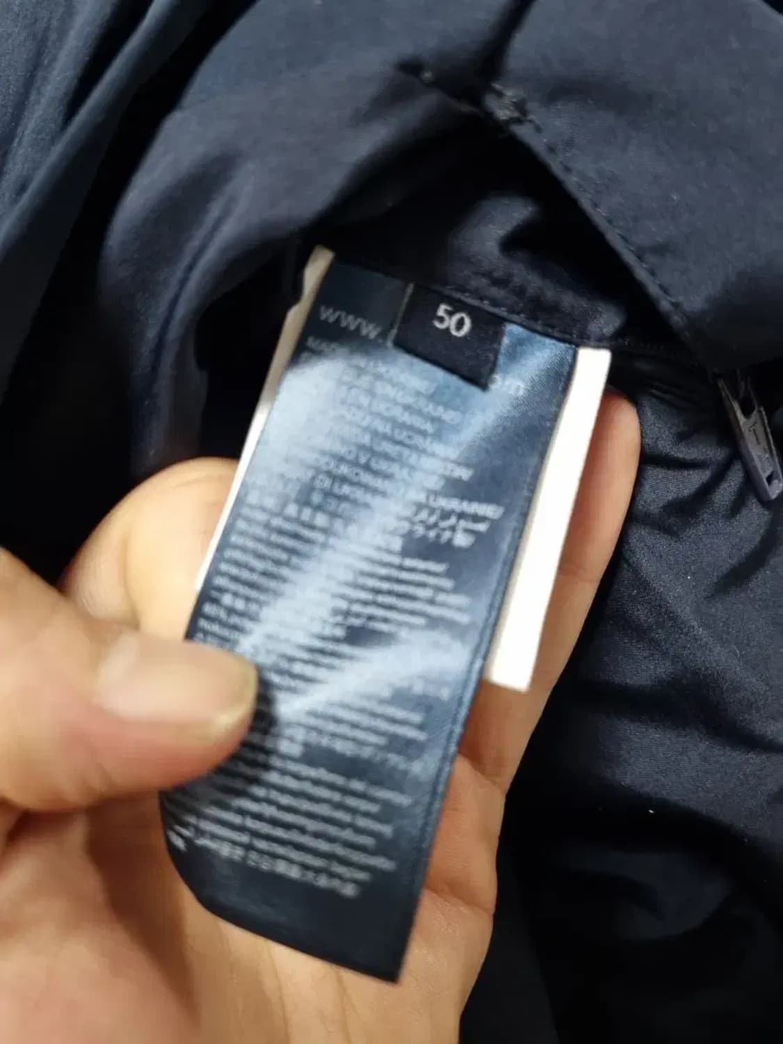 타미힐피거 네이비 코트 자켓 100 상품이미지5