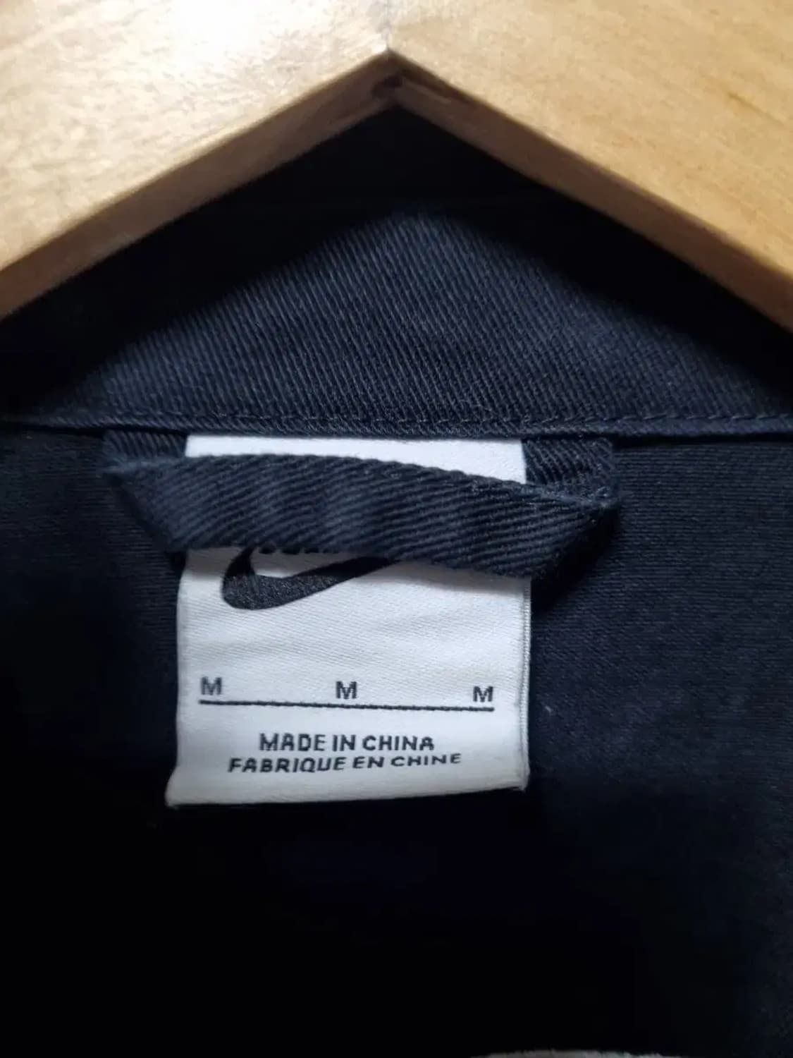 나이키 블랙 트랙 크롭 자켓 M 상품이미지3