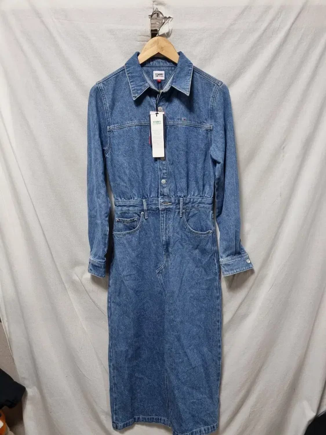 타미힐피거  데님 셔츠 원피스 S 상품이미지1