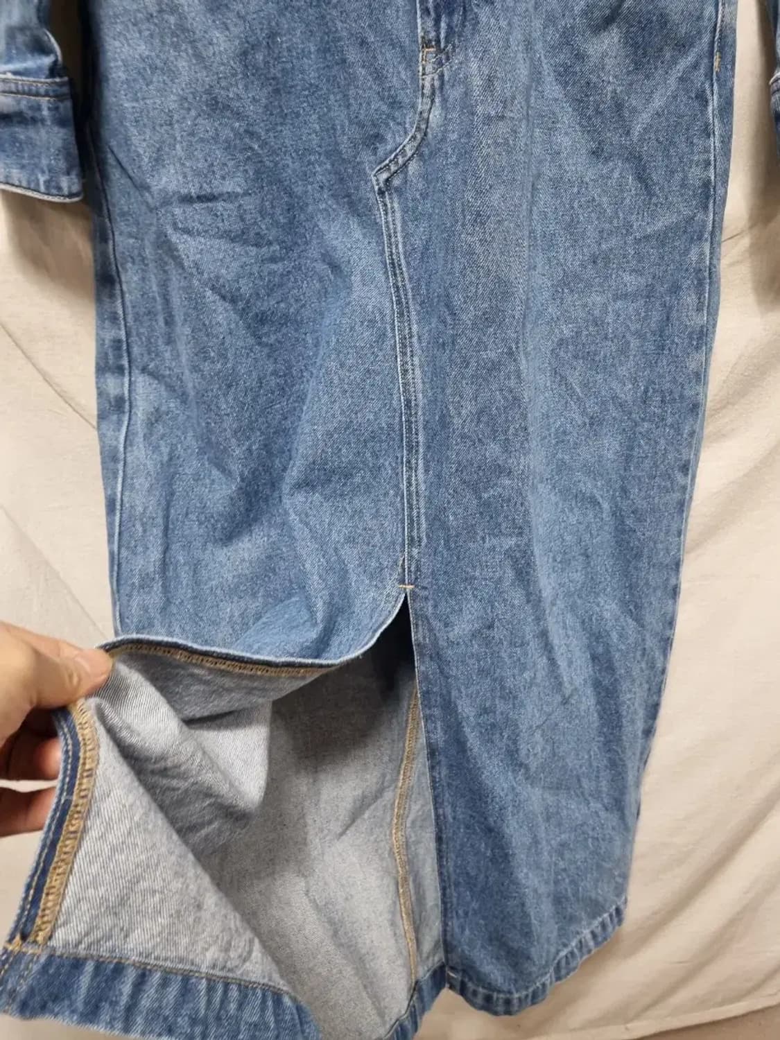 타미힐피거  데님 셔츠 원피스 S 상품이미지4