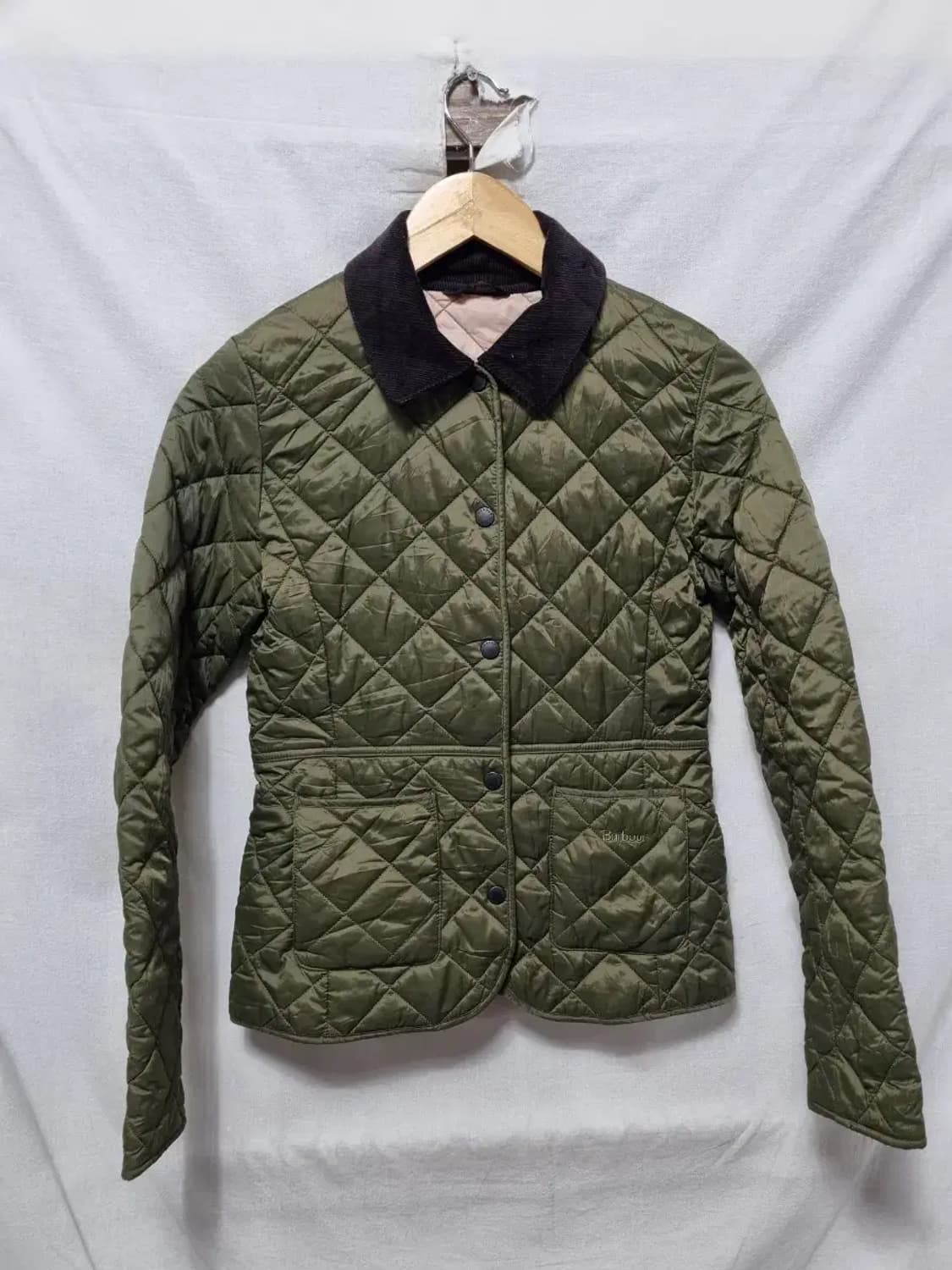 바버 퀼팅 자켓 올리브 여성 85 상품이미지1