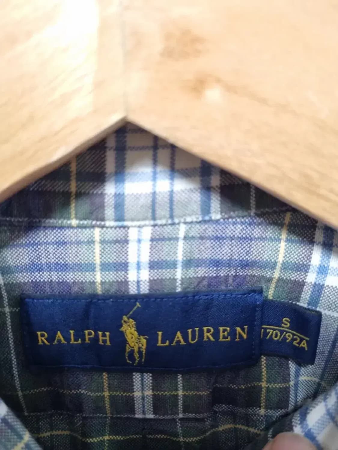폴로 랄프로렌 체크 남방 긴팔 셔츠 S 상품이미지4