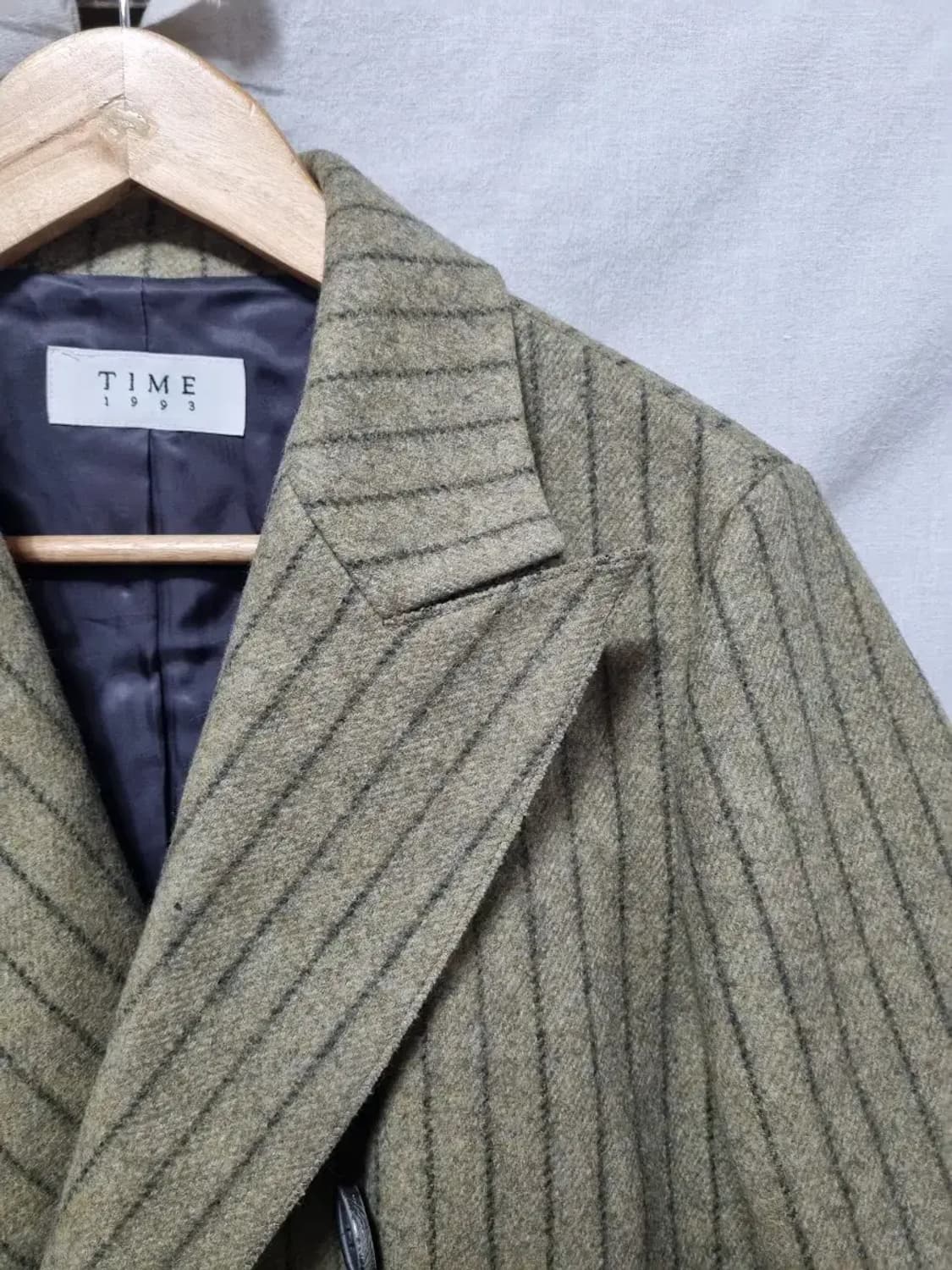 타임 1993 스트라이프 코트 자켓 90 상품이미지3