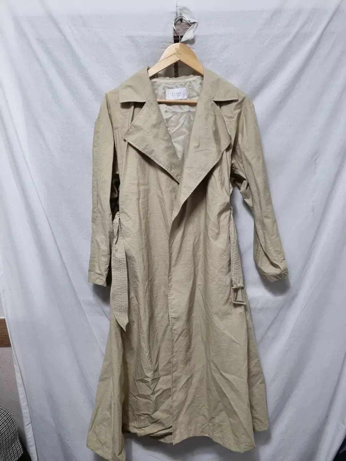 타임 베이지 트렌치 코트 F 상품이미지1