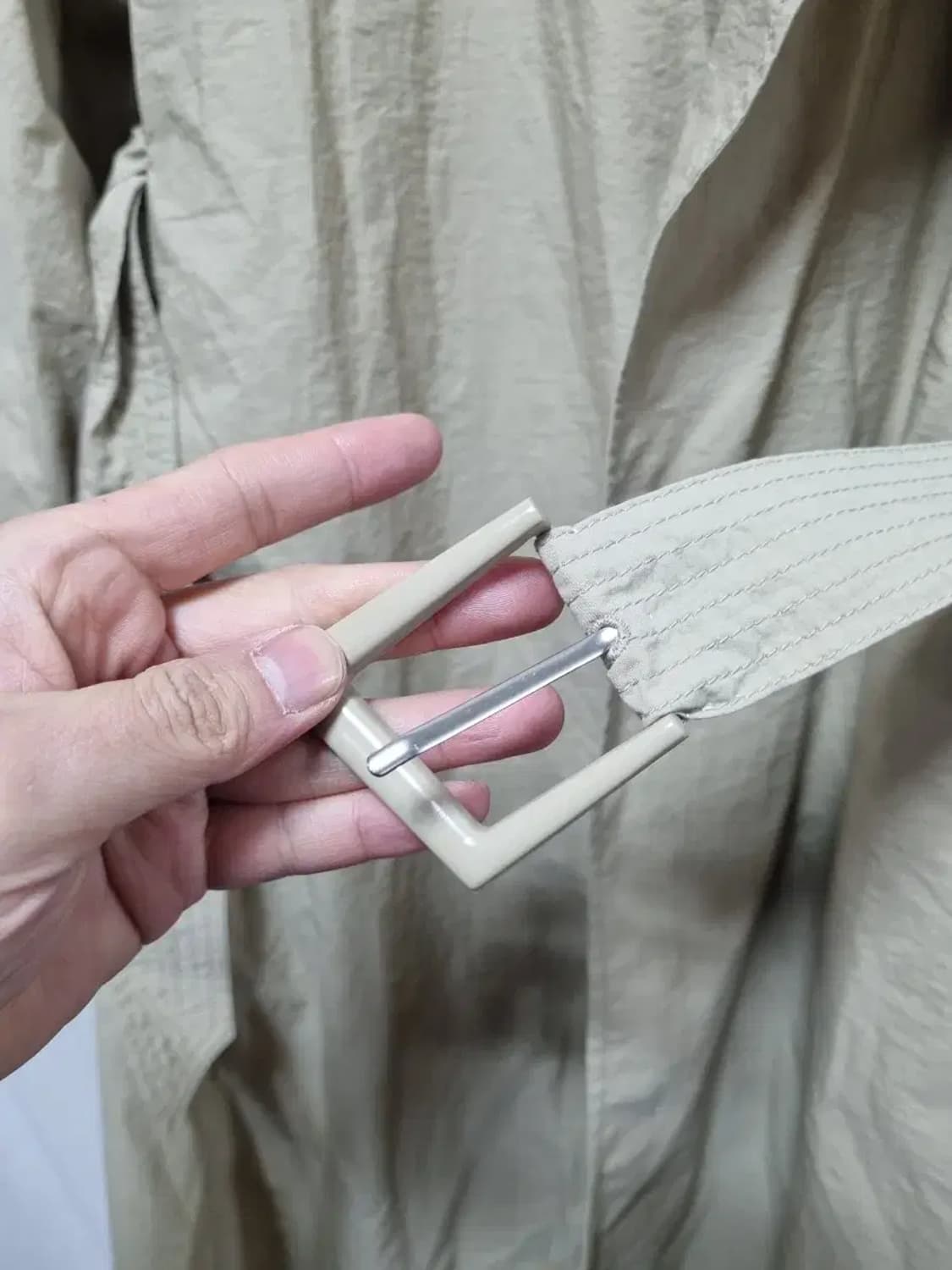 타임 베이지 트렌치 코트 F 상품이미지4