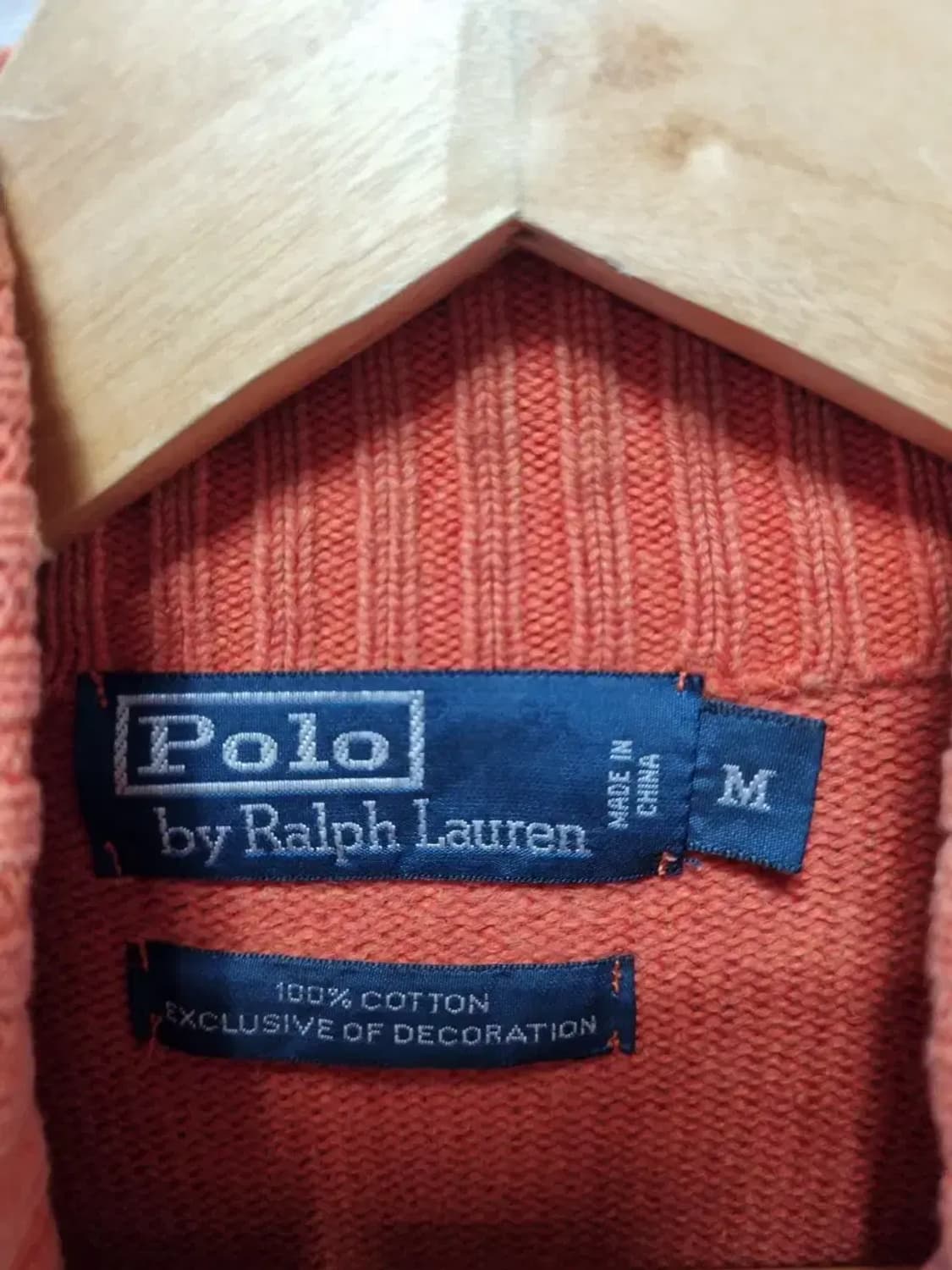폴로 랄프로렌 반집업 니트 M 상품이미지4