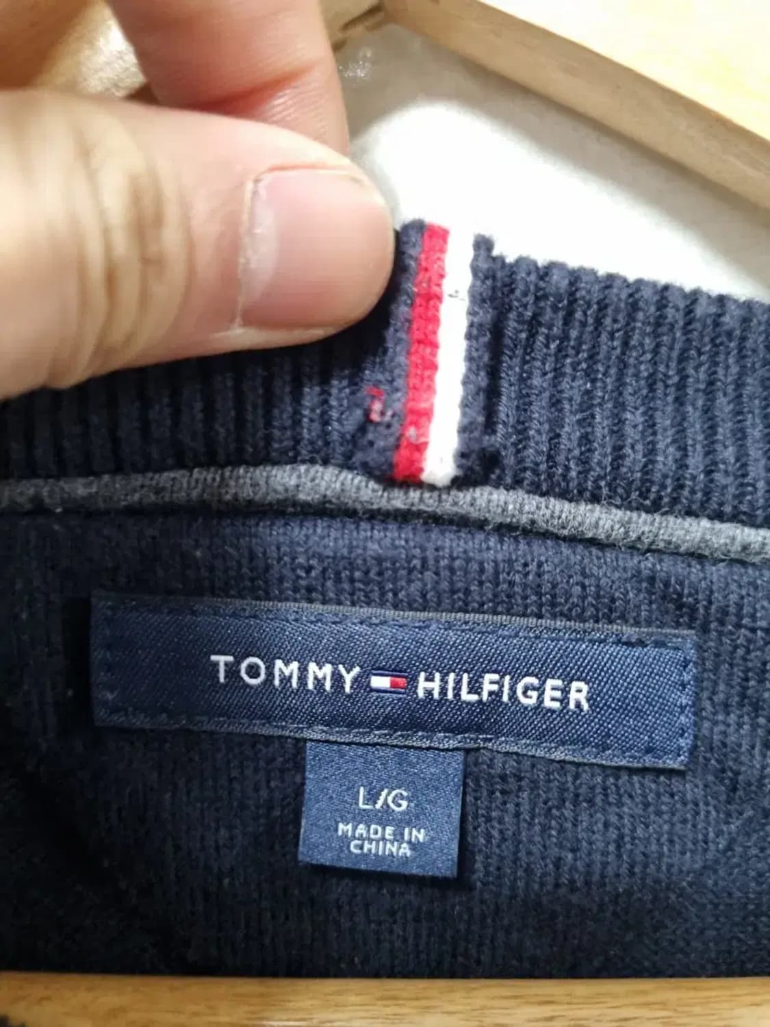 타미힐피거 플래그 니트 L 상품이미지4