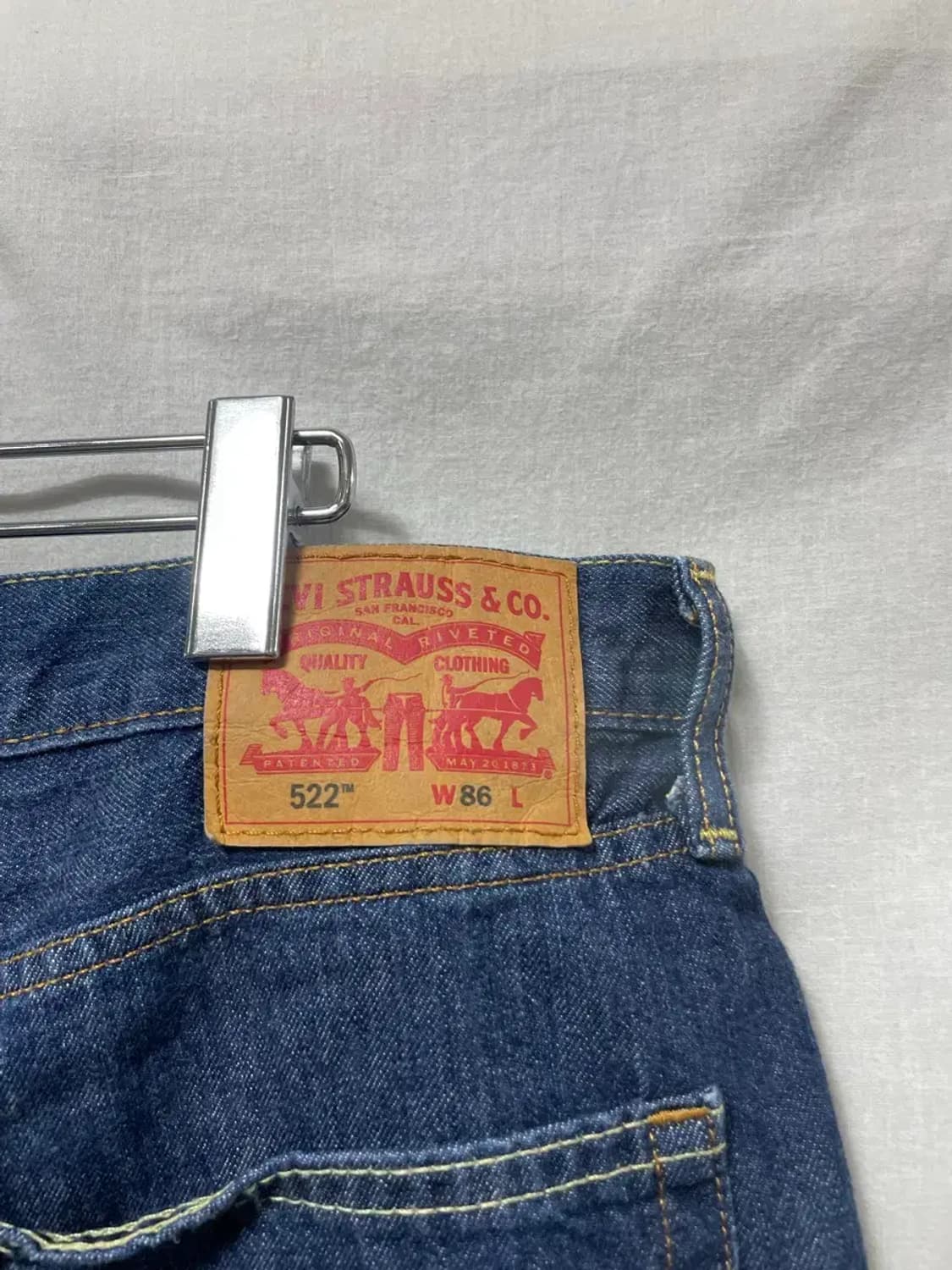 리바이스 522 반바지 데님 86 상품이미지3