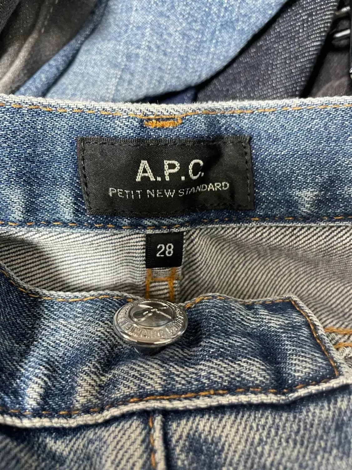 A.P.C. 워싱 데님 청바지 28 상품이미지3