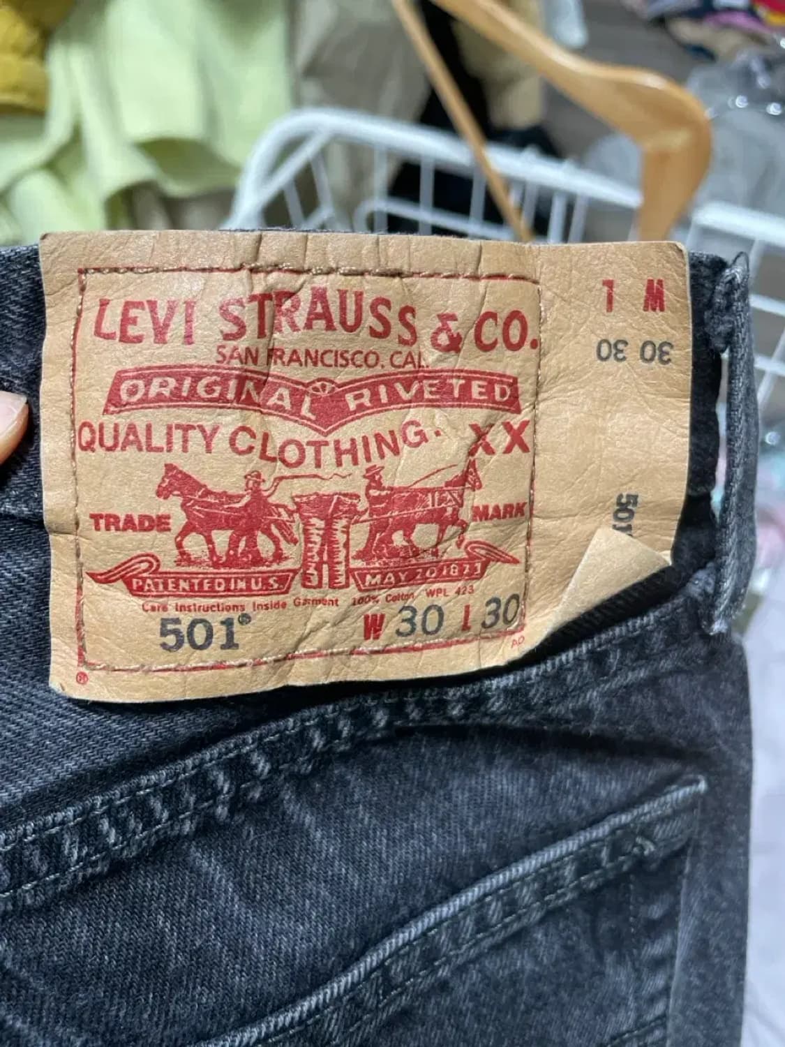 리바이스 501 데님 팬츠 30/30 상품이미지4