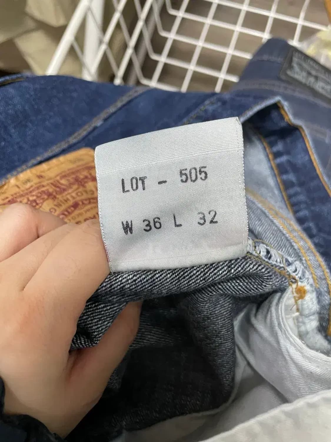 리바이스 505 데님 팬츠 36/32 상품이미지4