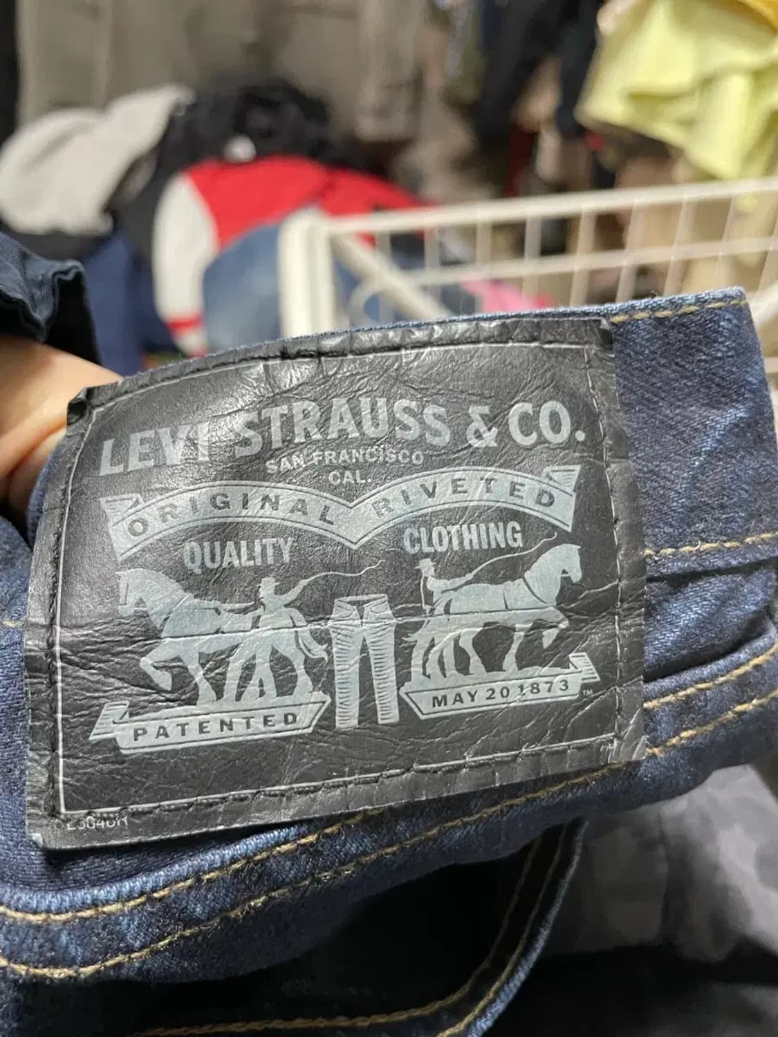 리바이스 오리지널 데님 팬츠 34/34 상품이미지3