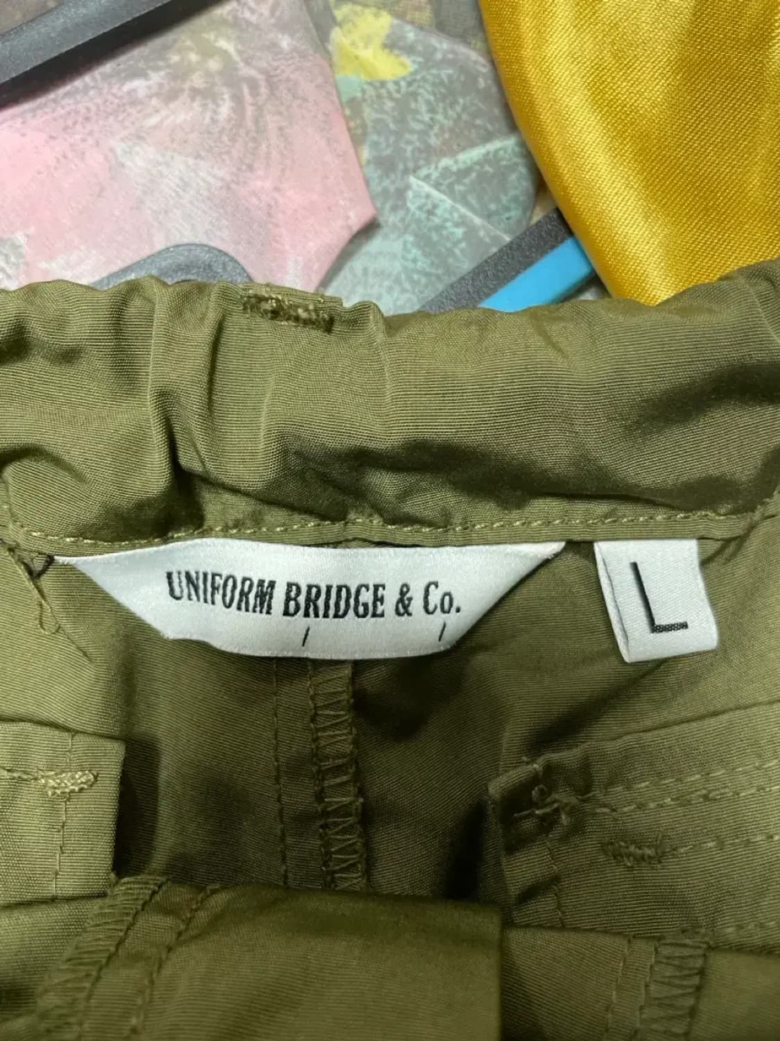 유니폼 브릿지앤코 카고 조거 팬츠 L 상품이미지3