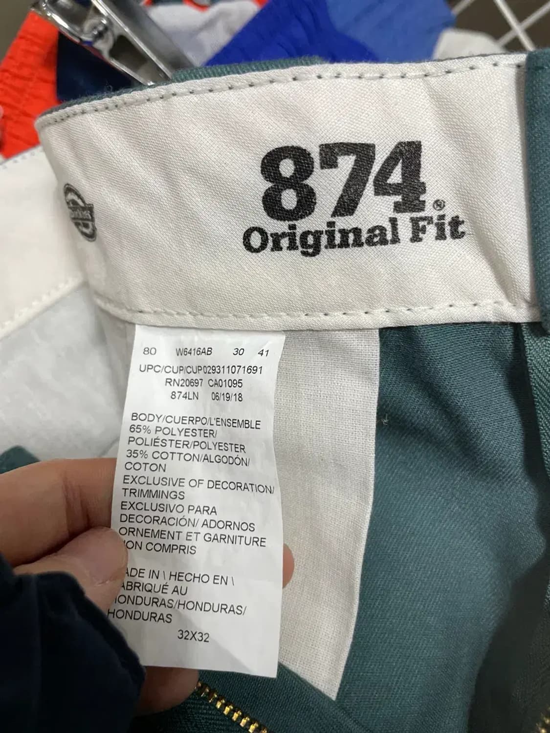 디키즈 874 오리지널 핏 면 바지 L 상품이미지4