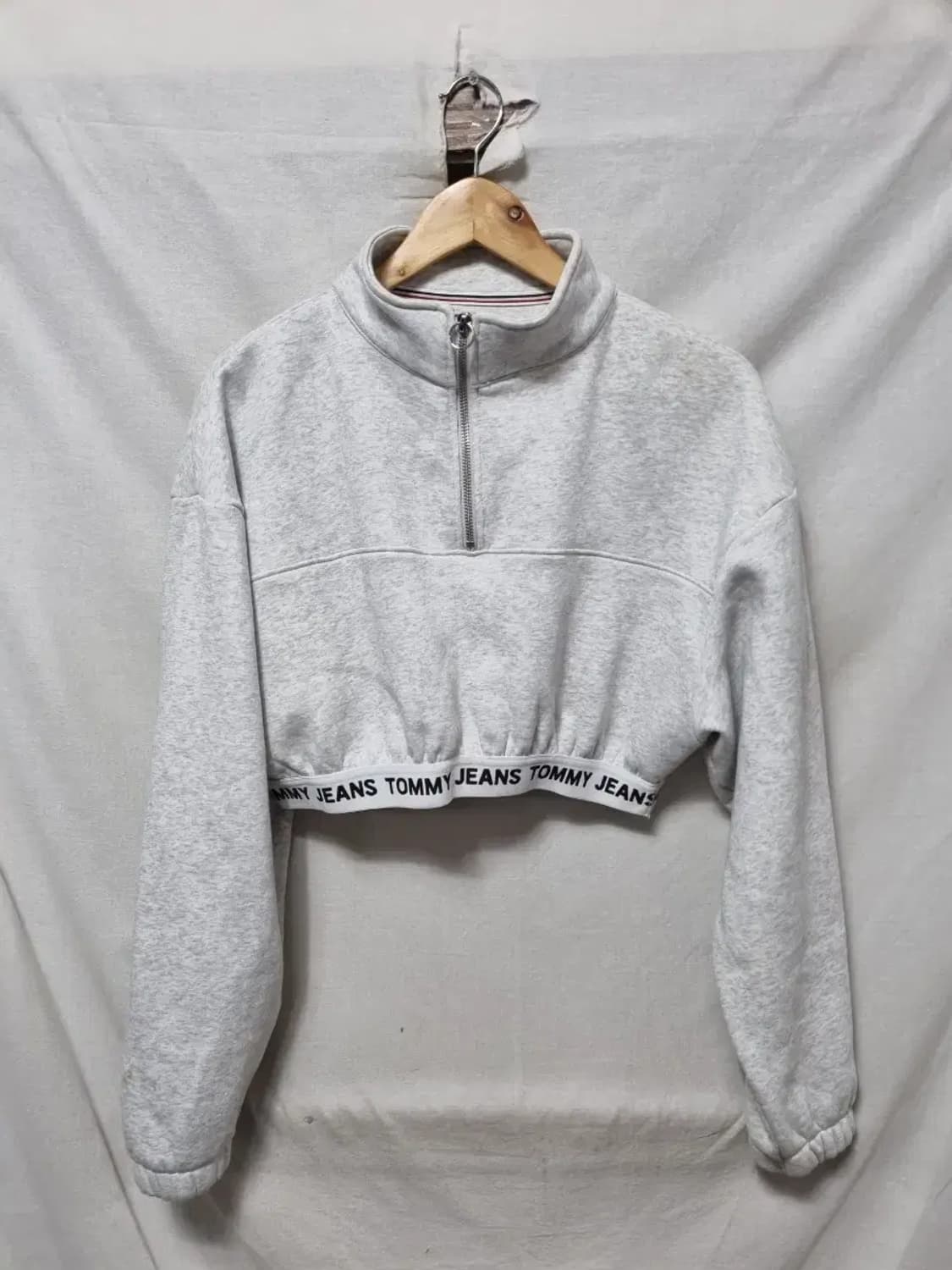 타미힐피거 크롭 기모 맨투맨 M 상품이미지1