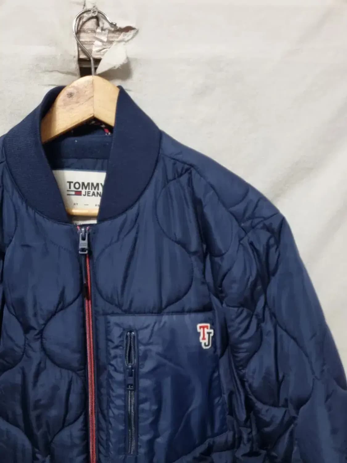 타미힐피거 네이비 퀼팅 점퍼 자켓 M 상품이미지3