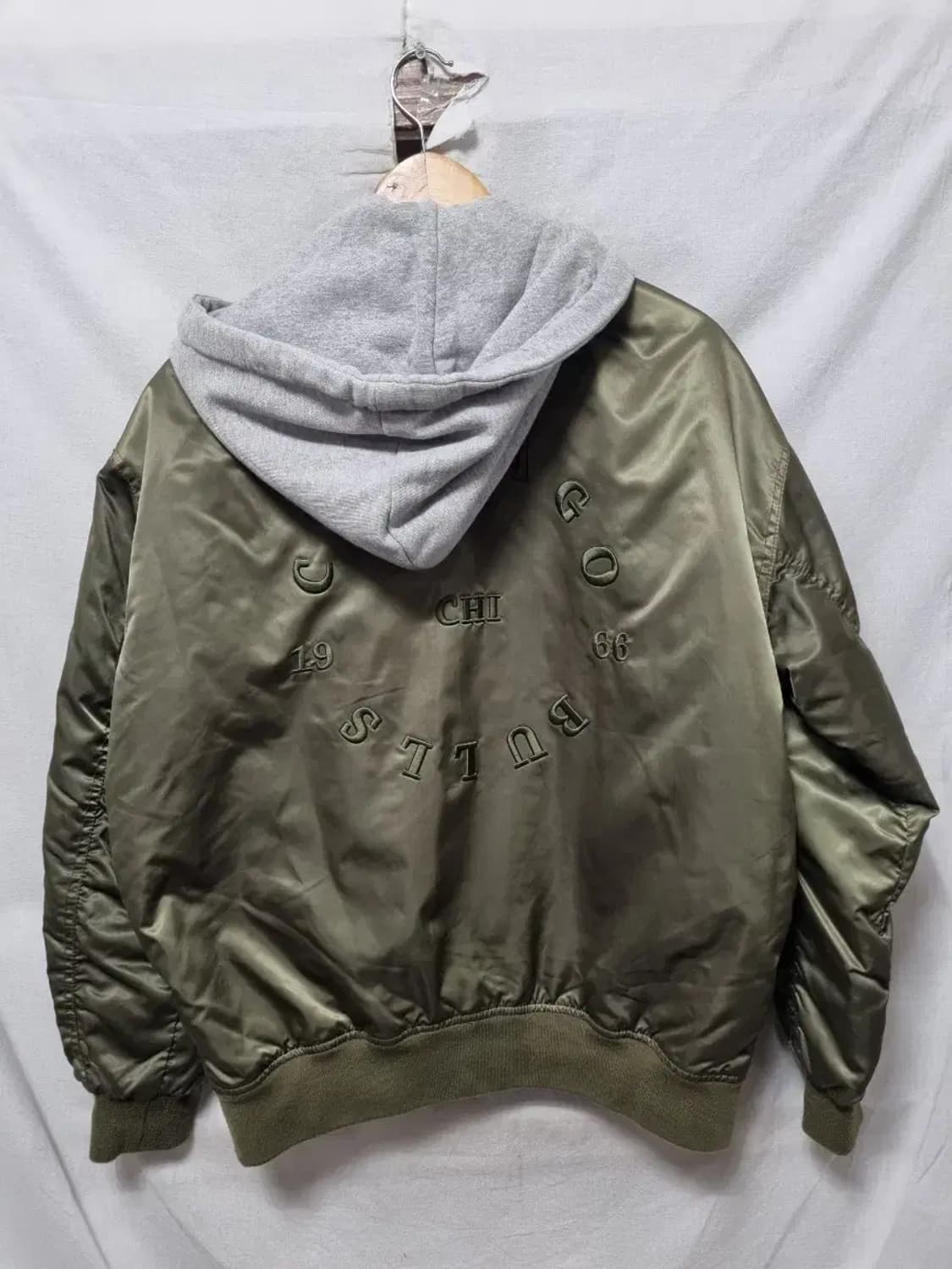 NBA 시카고 불스 후드 MA-1 봄버 자켓 S 상품이미지2