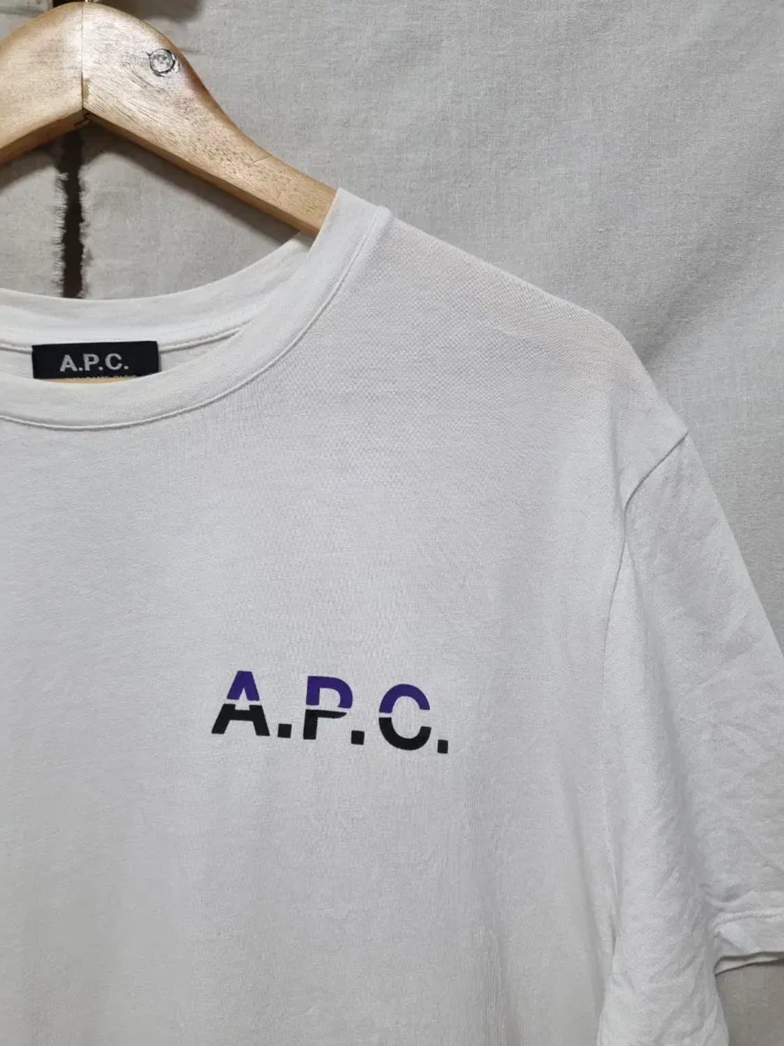 APC 로고 반팔 티셔츠 L 상품이미지3