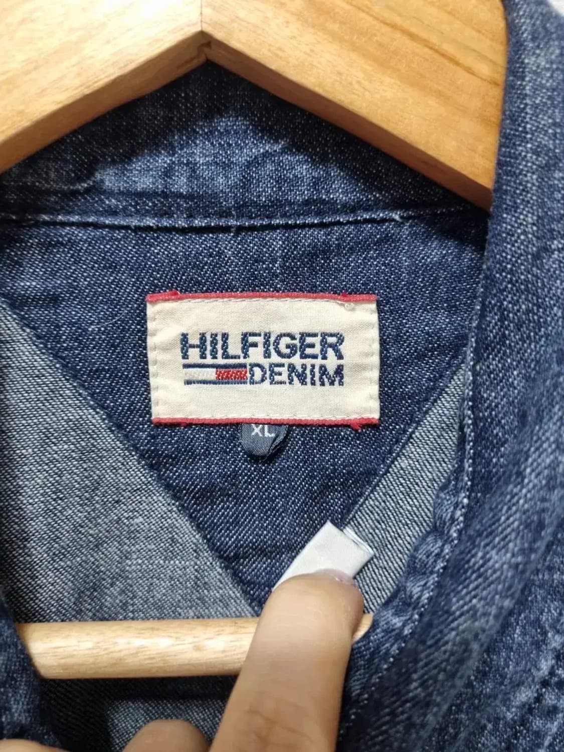 타미힐피거 데님 웨스턴 셔츠 XL 상품이미지4