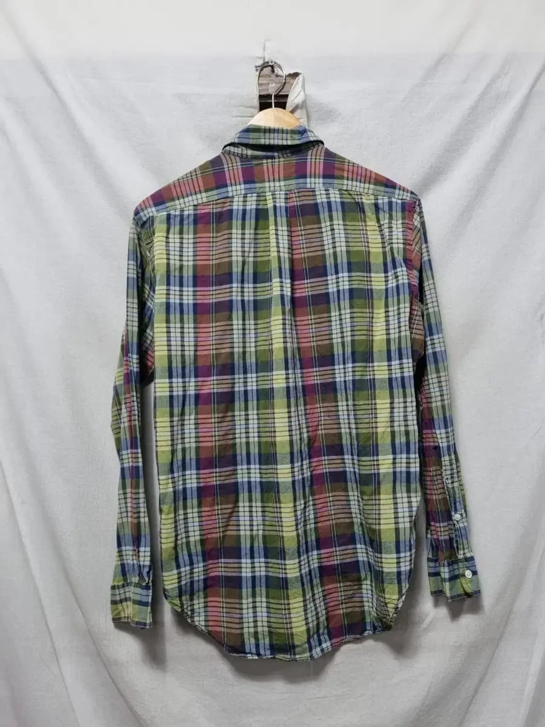 폴로 랄프로렌 체크 클래식핏 셔츠 남방 S 상품이미지2