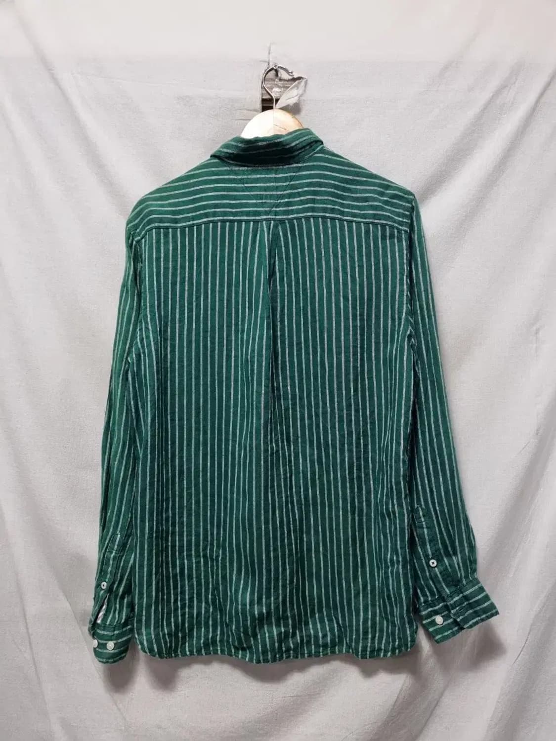 타미힐피거 스트라이프 린넨 셔츠 M 상품이미지2