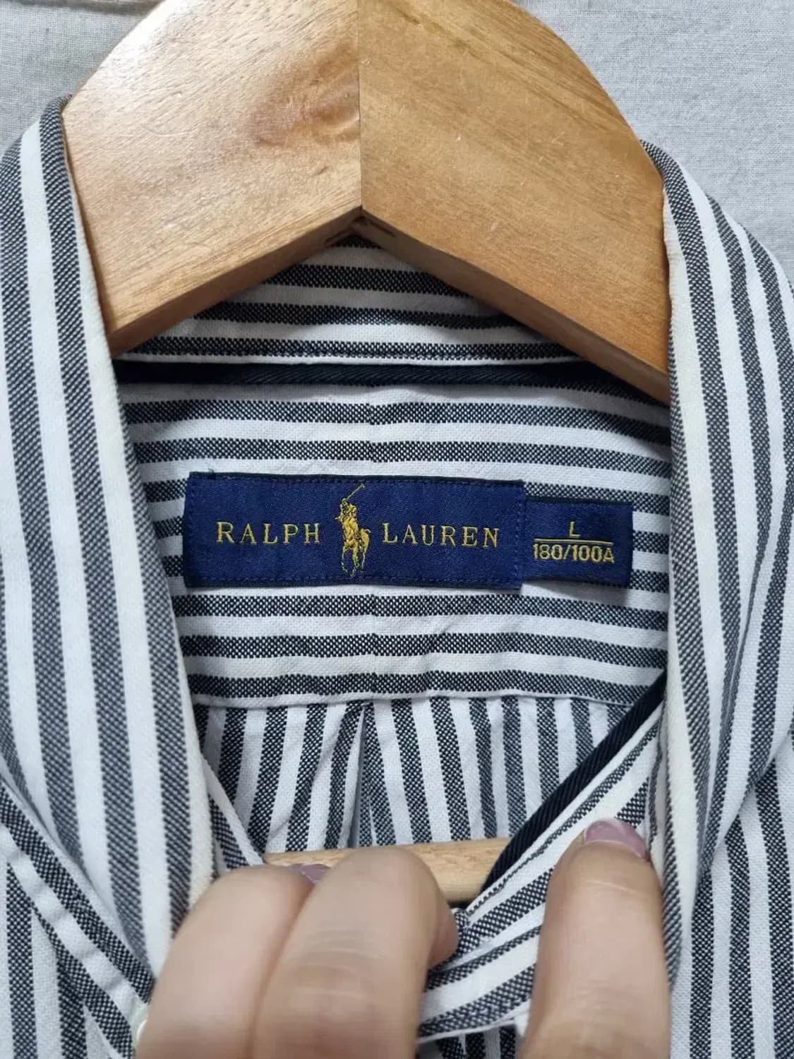 랄프로렌 스트라이프 셔츠 남방 L 상품이미지4