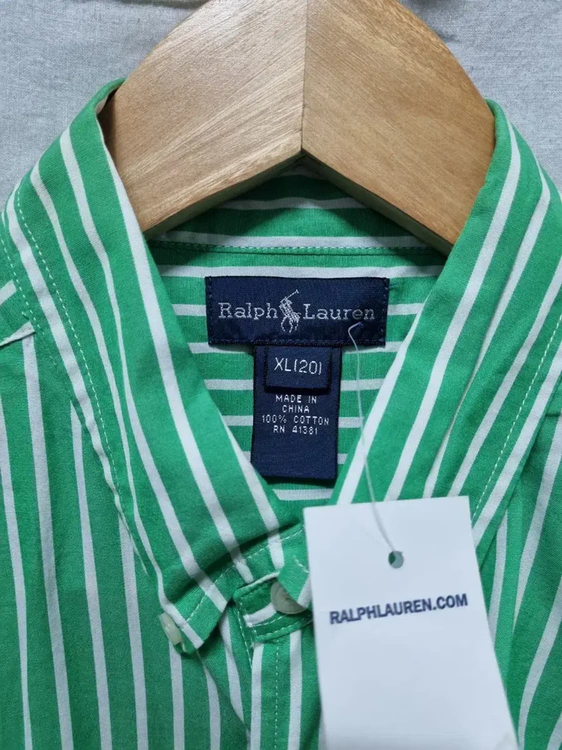 폴로 랄프로렌 스트라이프 셔츠 XL 상품이미지4