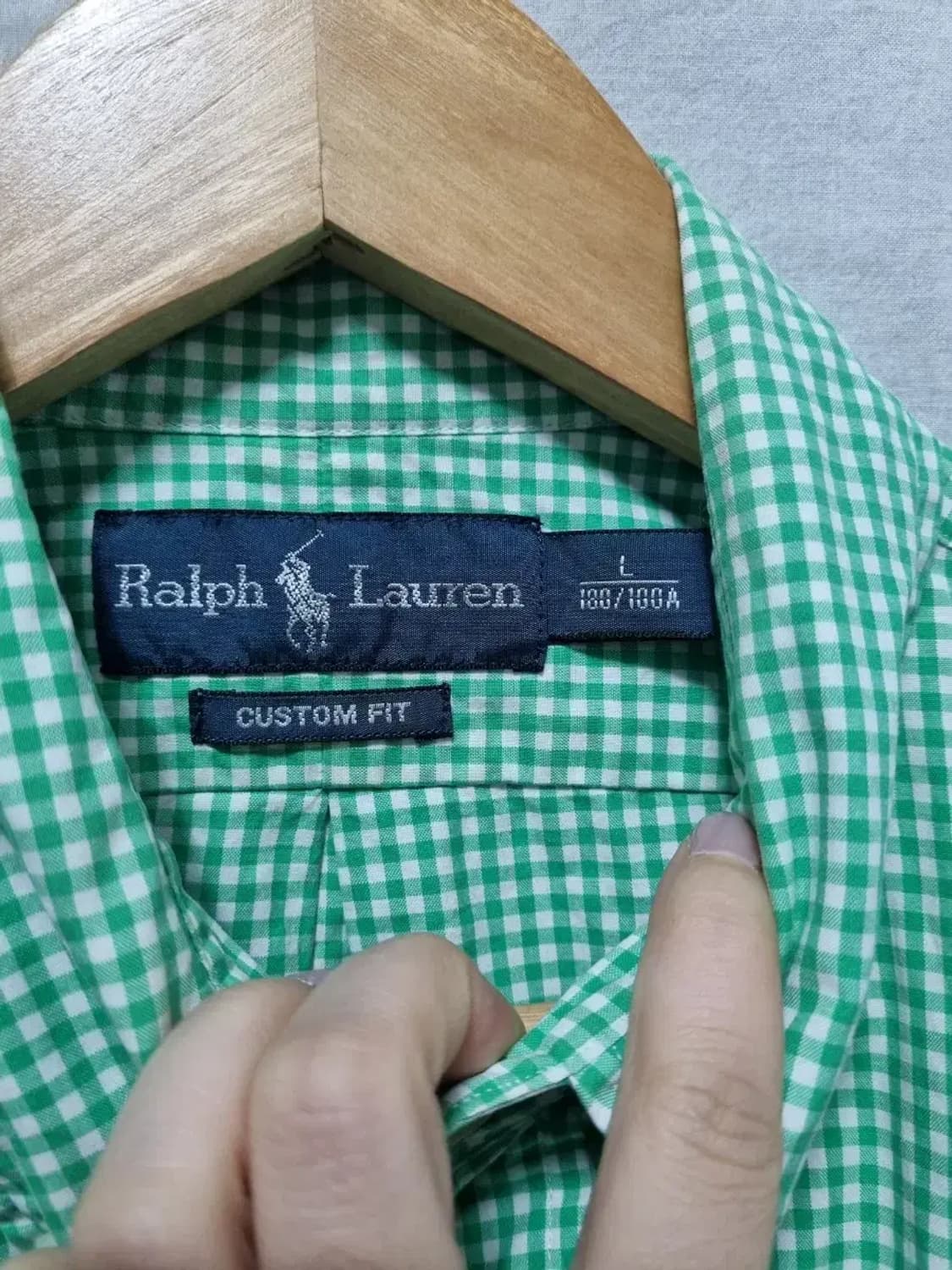 폴로 랄프로렌 체크 셔츠 남방 L 상품이미지4